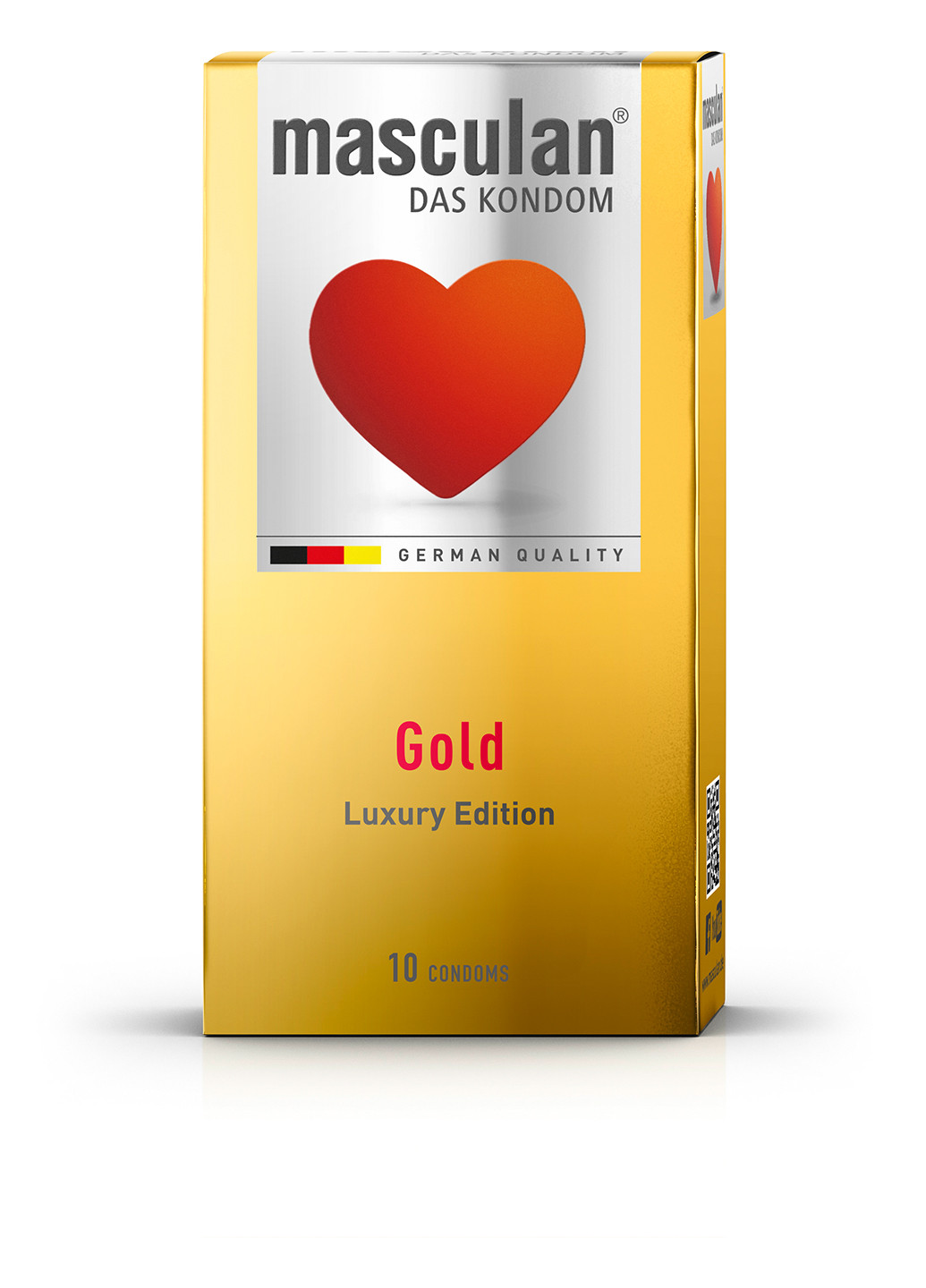 Презервативи Золотого кольору (10 шт.) Masculan (251457862)
