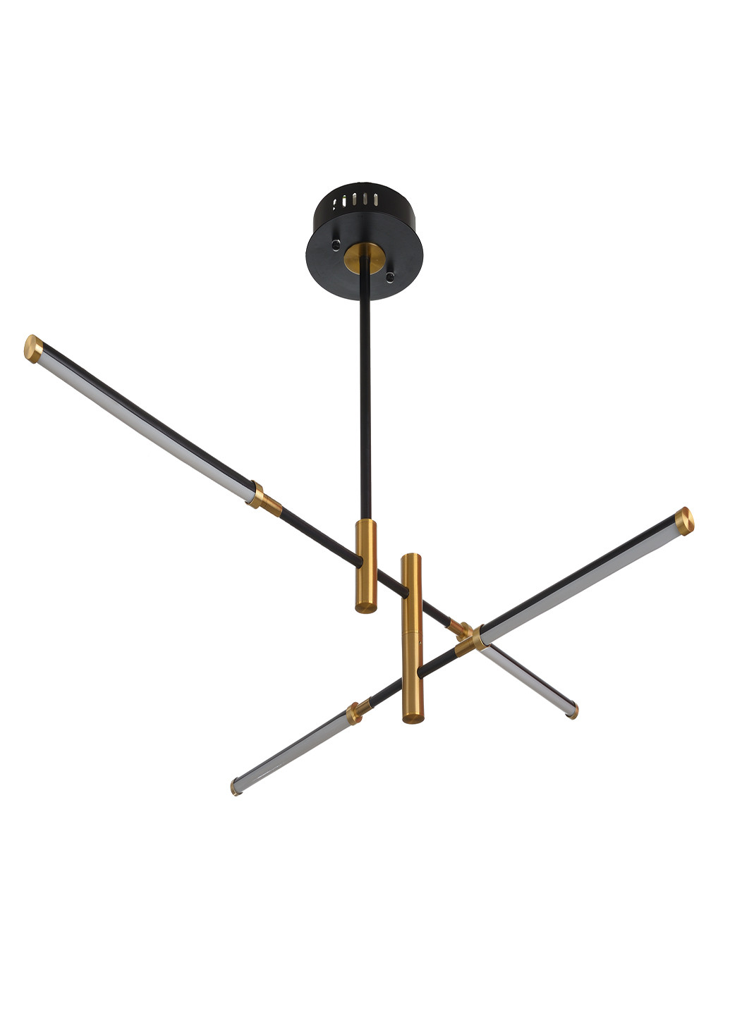 Современная светодиодная люстра BL-761С/25W WW BK/G Brille (251891734)