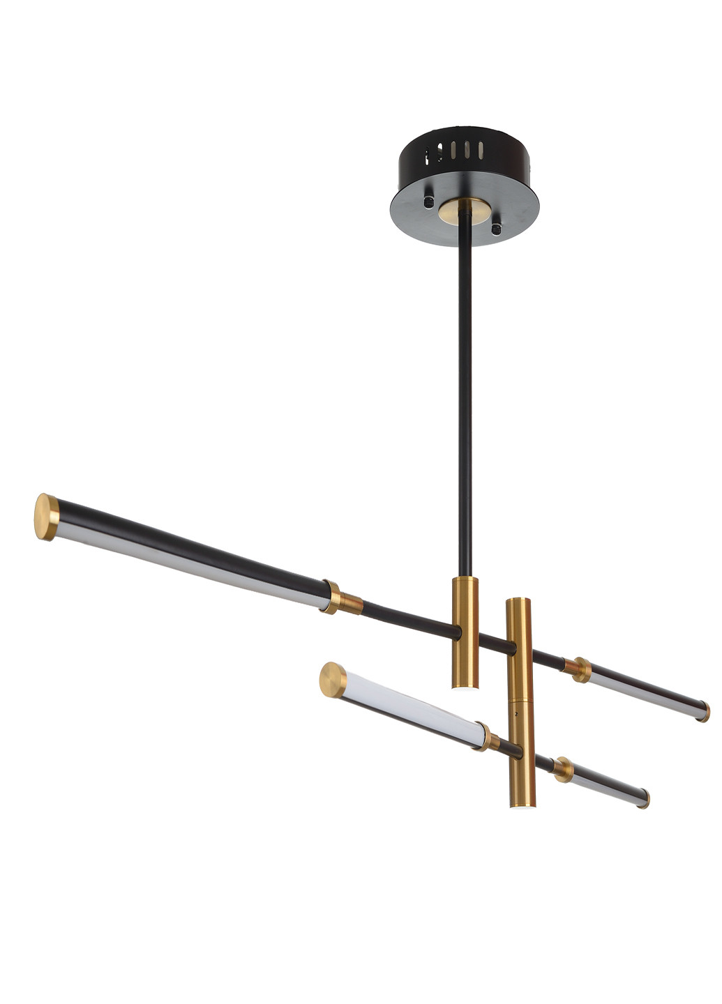 Современная светодиодная люстра BL-761С/25W WW BK/G Brille (251891734)