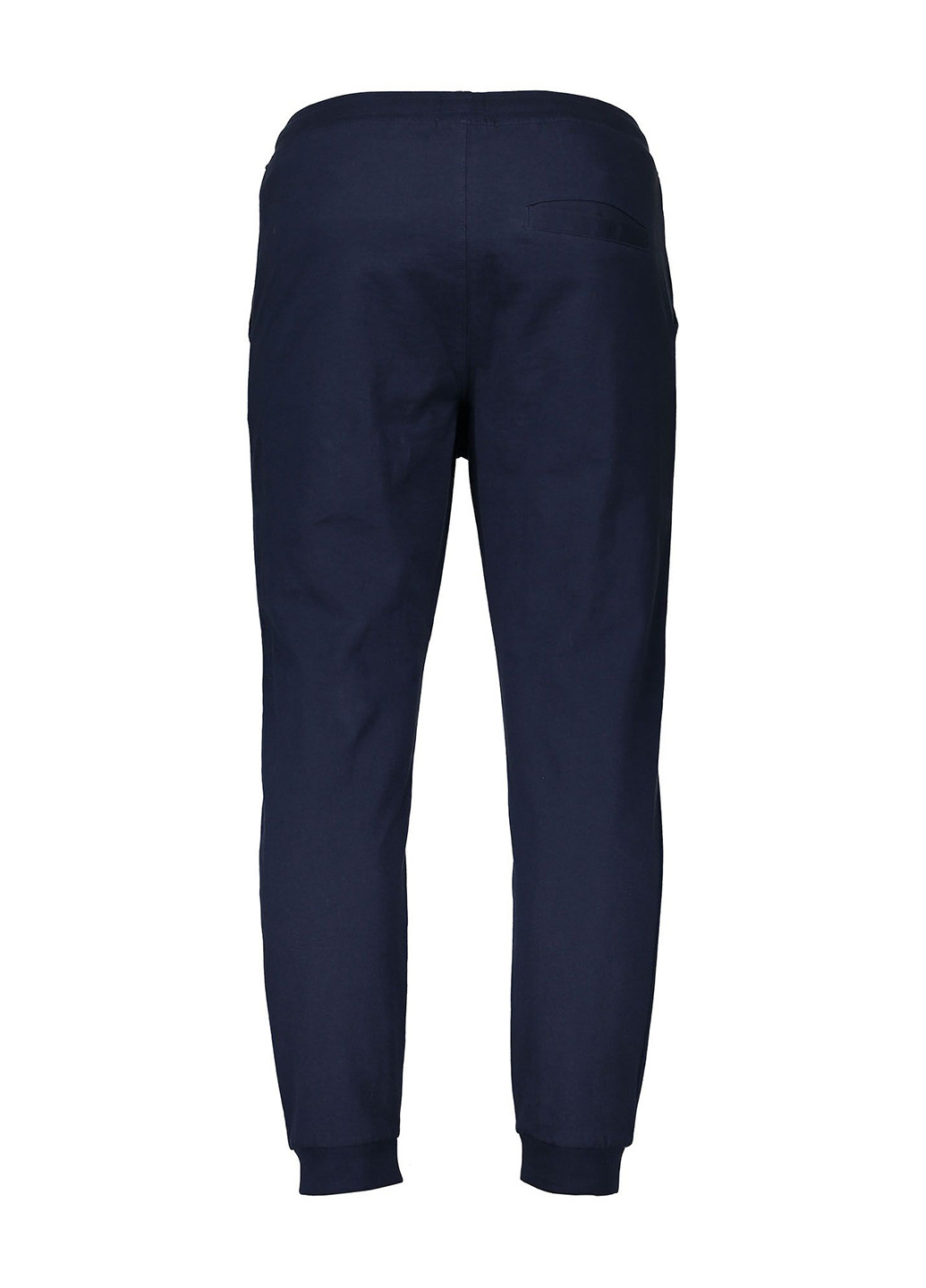 Темно-синие кэжуал демисезонные со средней талией брюки Piazza Italia