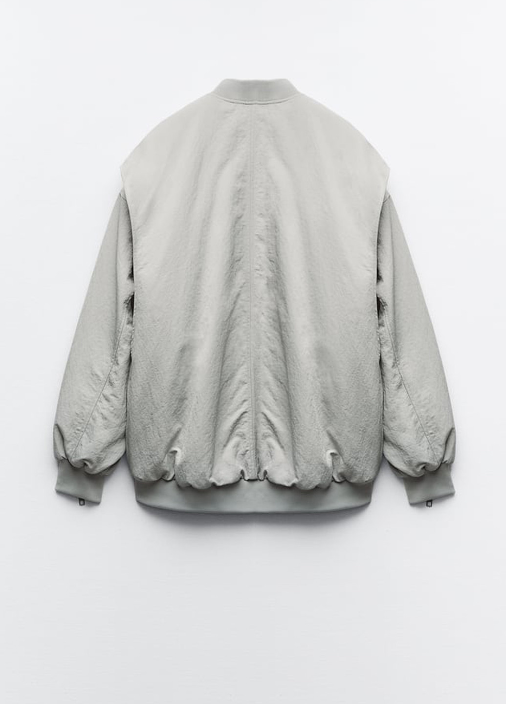 Світло-сірий демісезонний Бомбер Zara