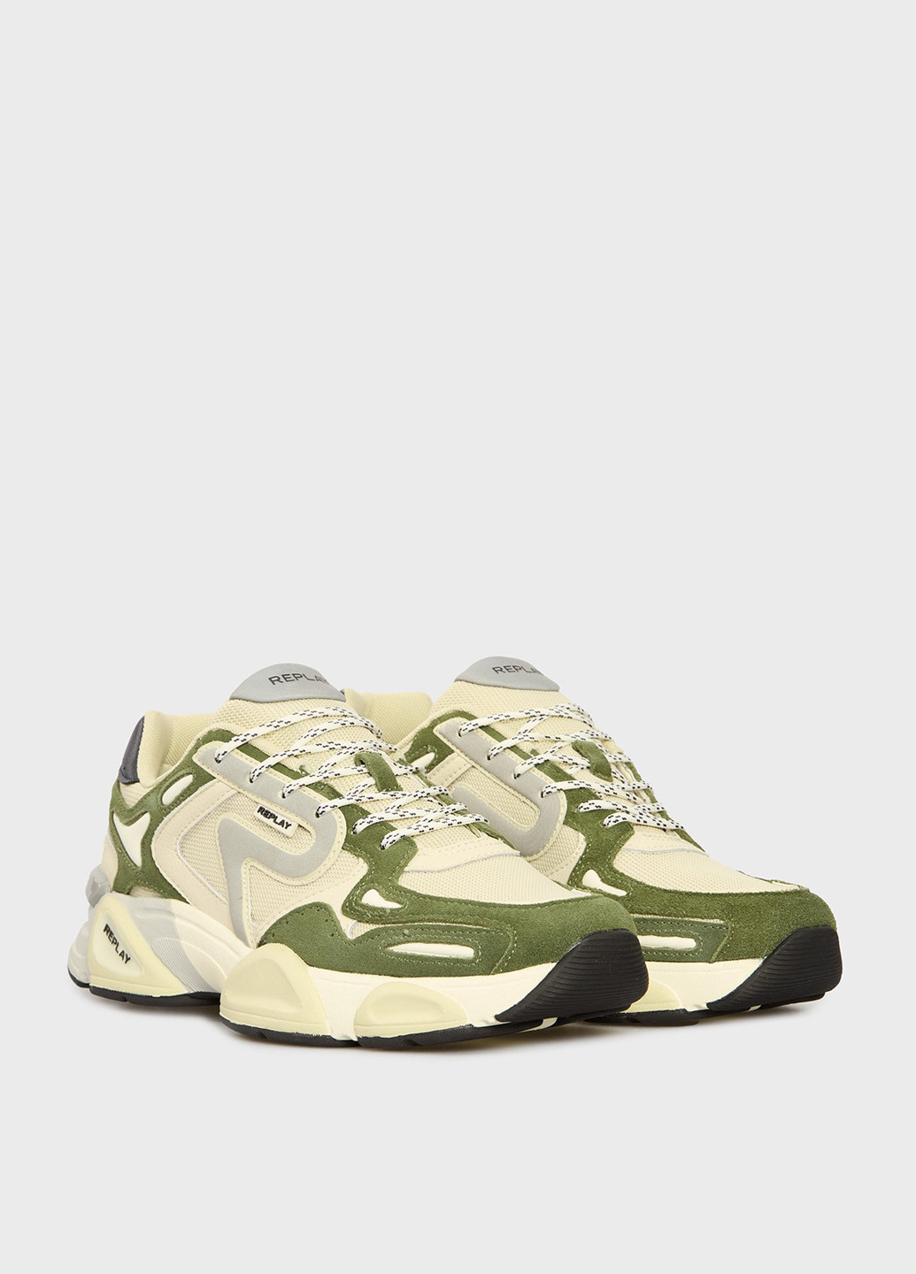 Зеленые всесезонные кроссовки Replay