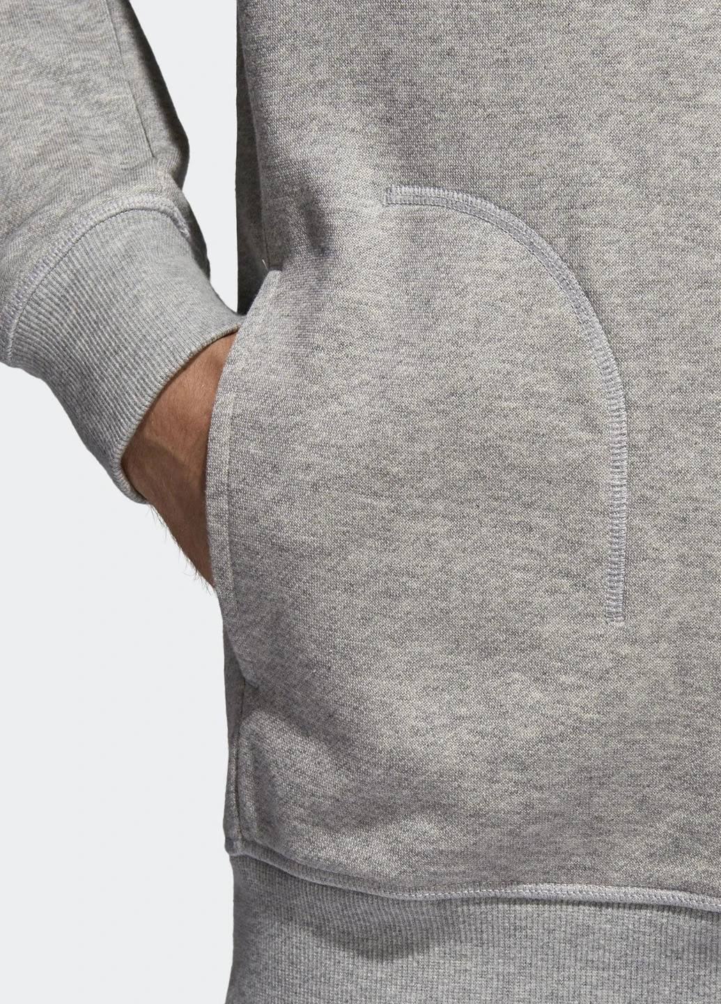 Світло-сірий свитшот adidas меланж (75675811)