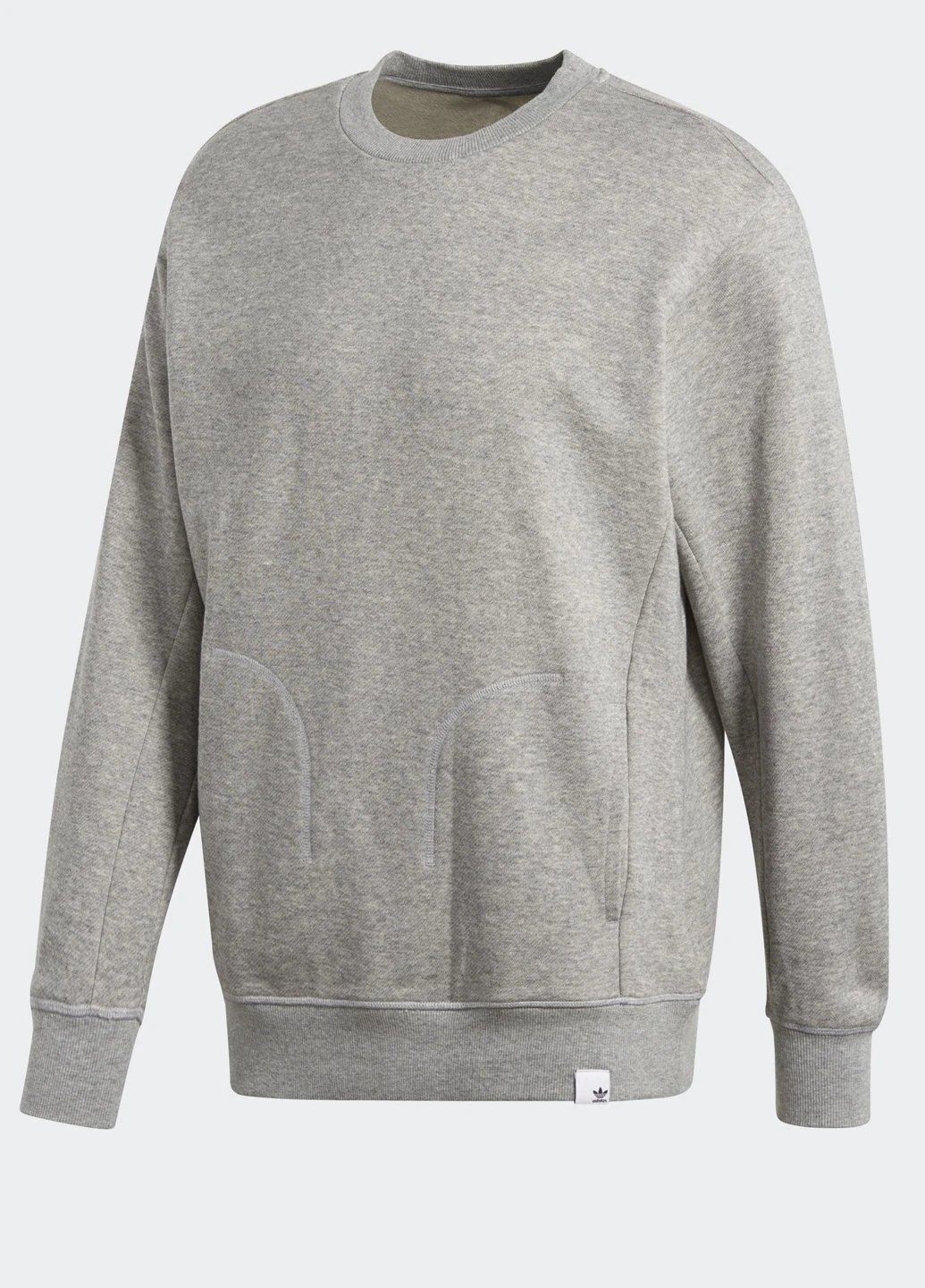 Світло-сірий свитшот adidas меланж (75675811)