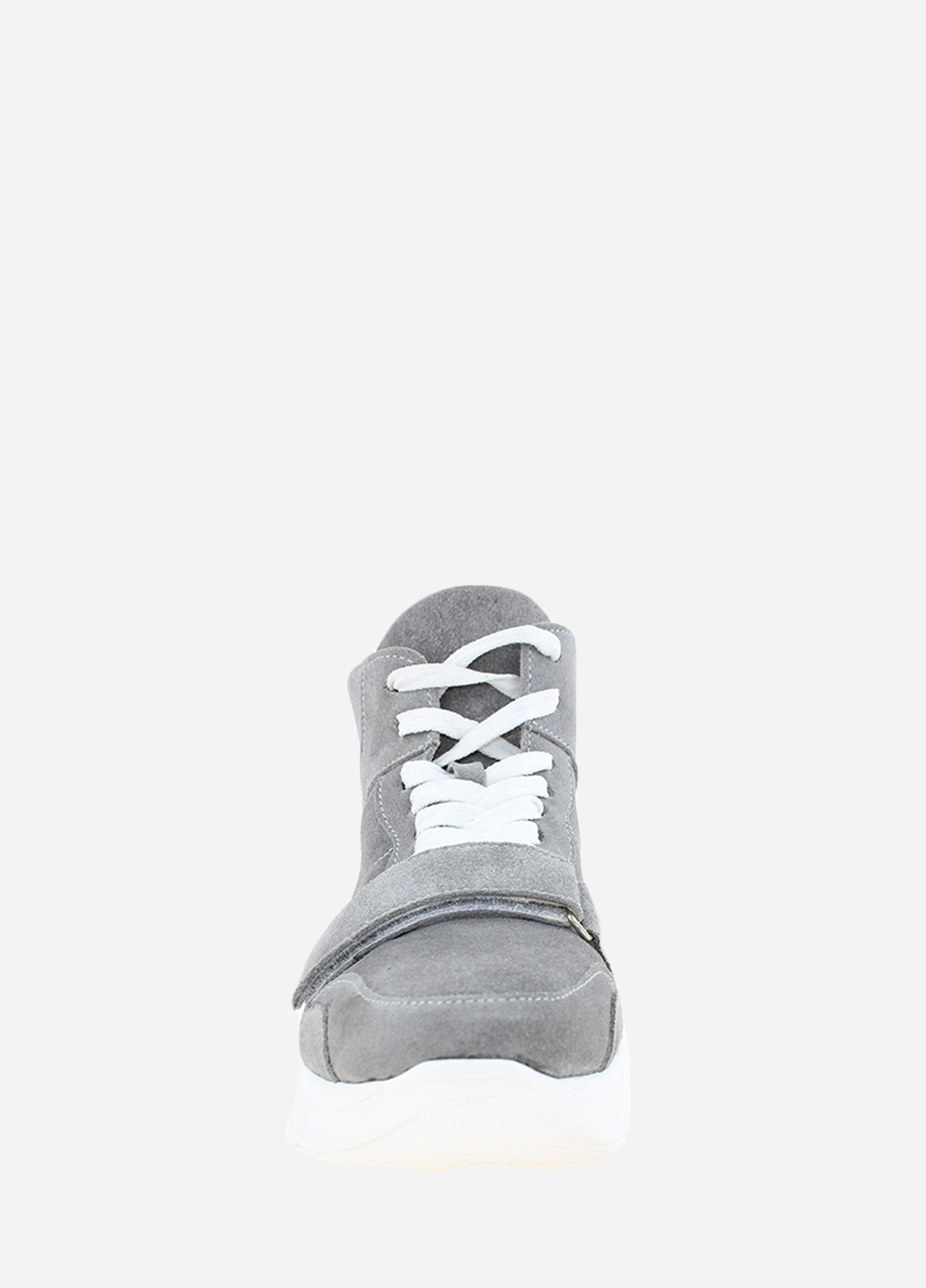 Осенние ботинки rhit2013-19-11 серый Hitcher из натуральной замши