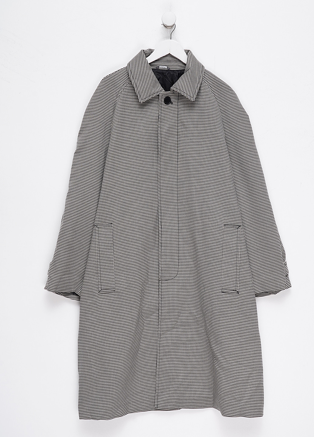 Черно-белое демисезонное Пальто H&M