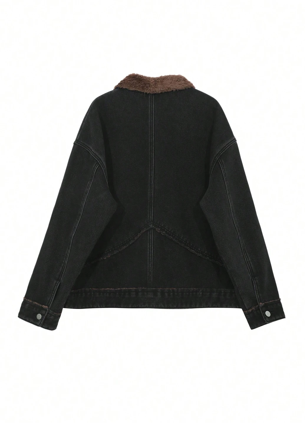 Черная демисезонная куртка SHEIN