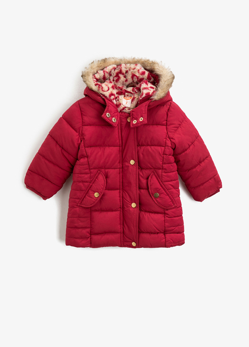Фуксиновая зимняя куртка KOTON