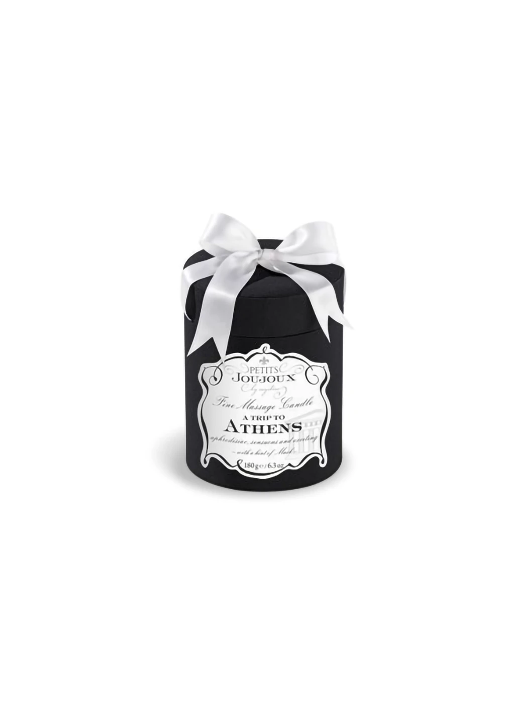 Масажна свічка - Athens - Musk and Patchouli (190 г) розкішна упаковка Petits Joujoux (254152045)