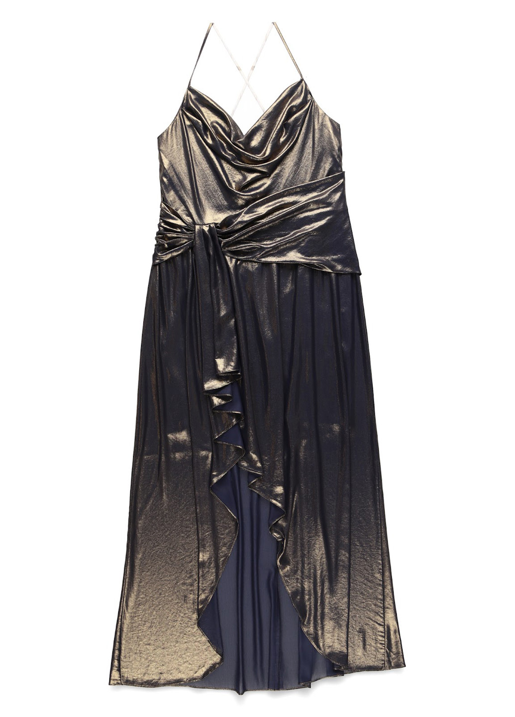 Бронзова вечірня сукня Forever New однотонна