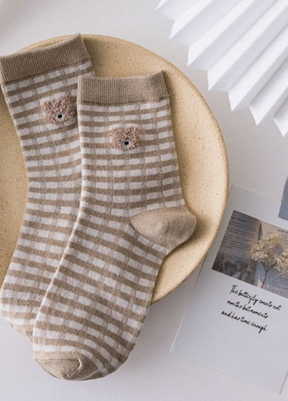 Шкарпетки MavkaSocks яскраві та стильні Тедді 1 пара Happy Socks (252194207)