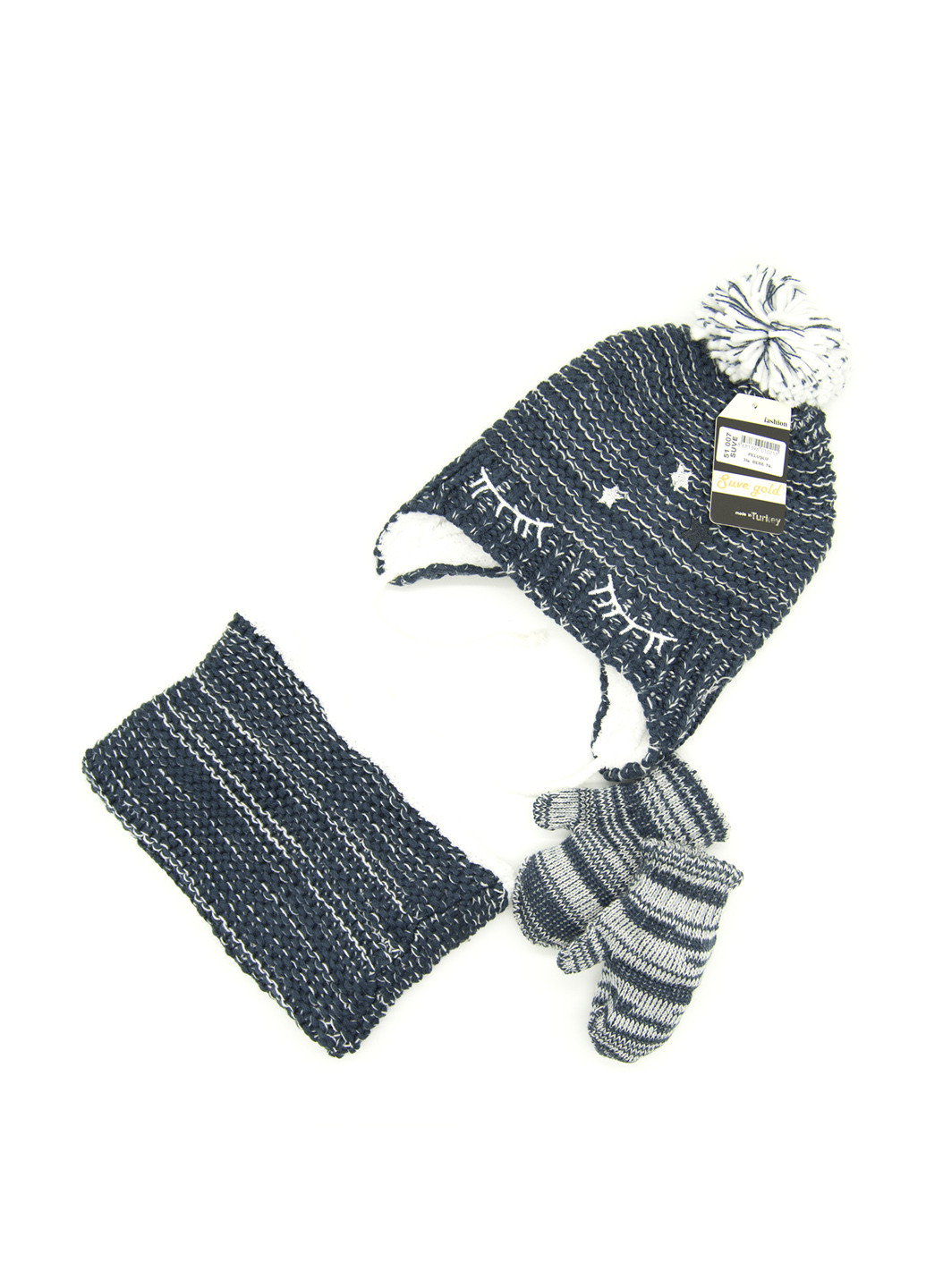 Комплект (шапка, шарф-снуд, рукавицы) Suve (97086777)
