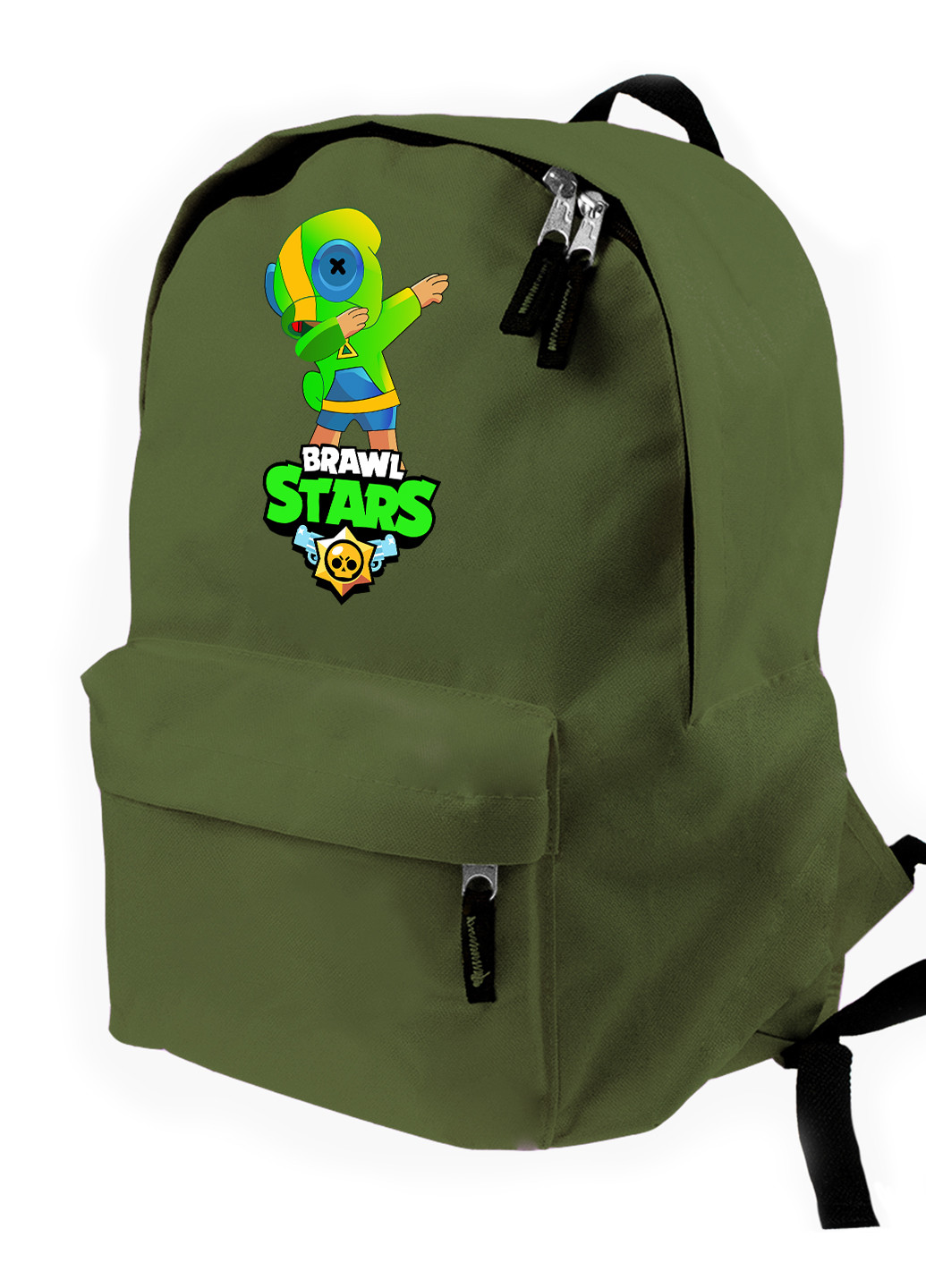 Детский рюкзак Зелений Леон Бравл Старс (Green Leon Brawl Stars) (9263-1705) MobiPrint (217075385)