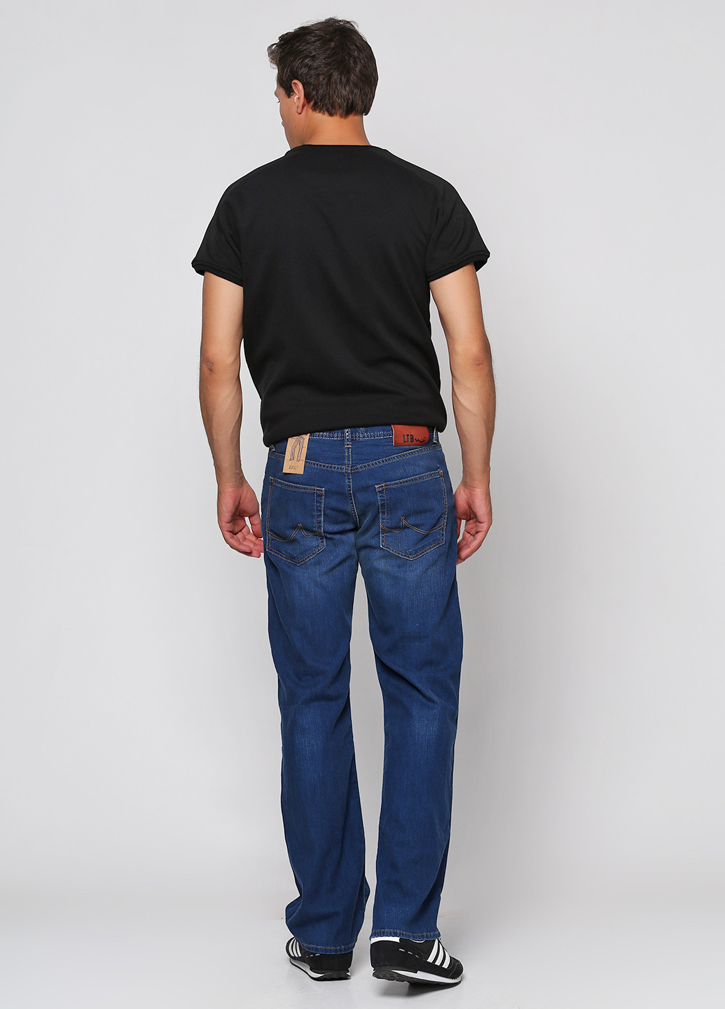 Синие демисезонные со средней талией джинсы LTB