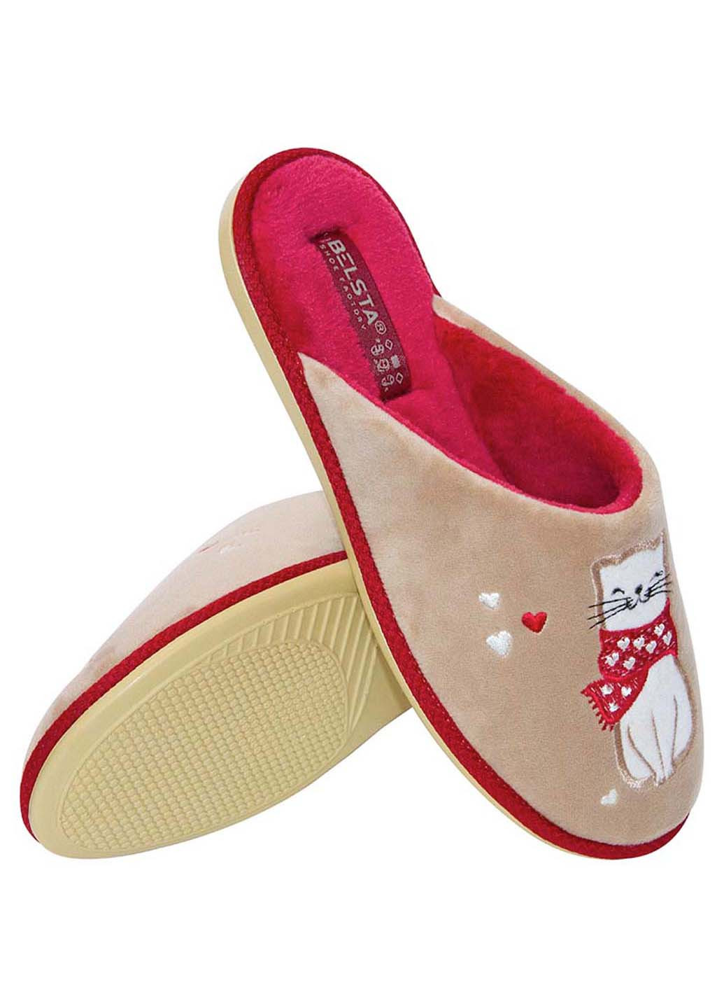 Бежевые тапочки Белста