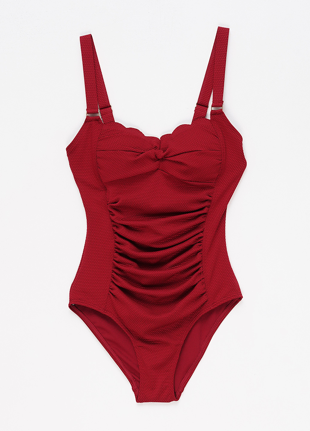 Бордовый летний купальник слитный Hunkemoller