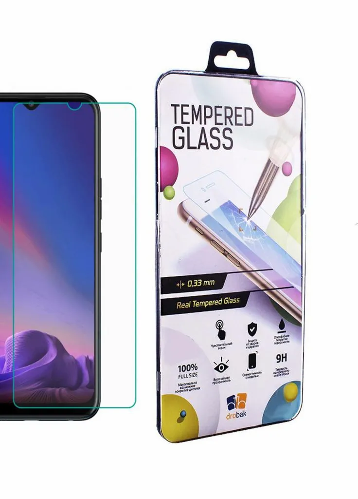 Скло захисне Tecno Camon 12 (CC7) (121272) (121272) Drobak (203968958)