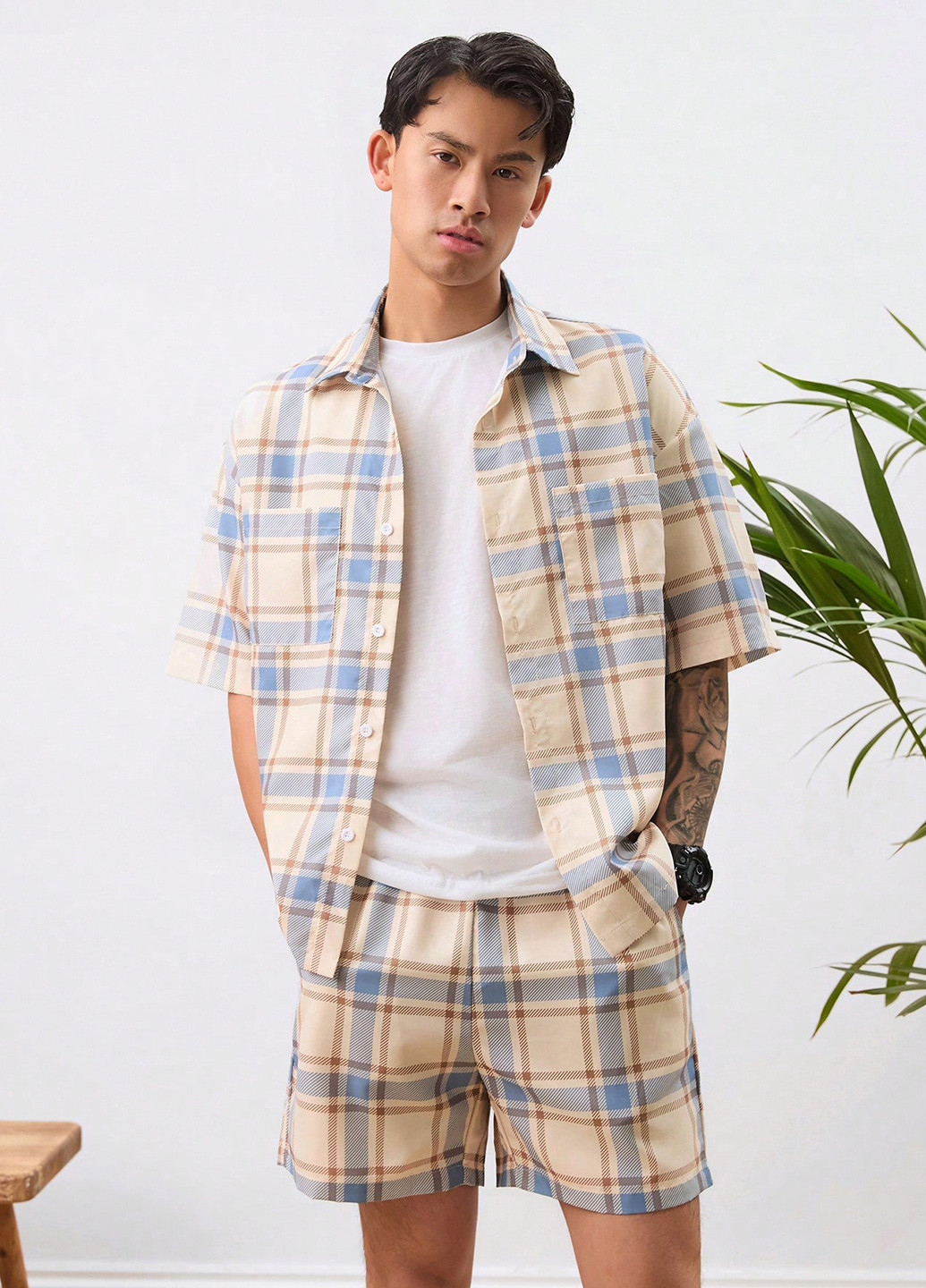 Костюм (сорочка, шорти) SHEIN (339507578)