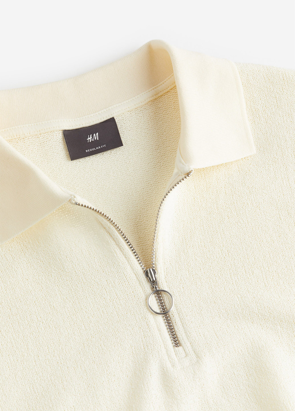 Кремовый летний свитер H&M