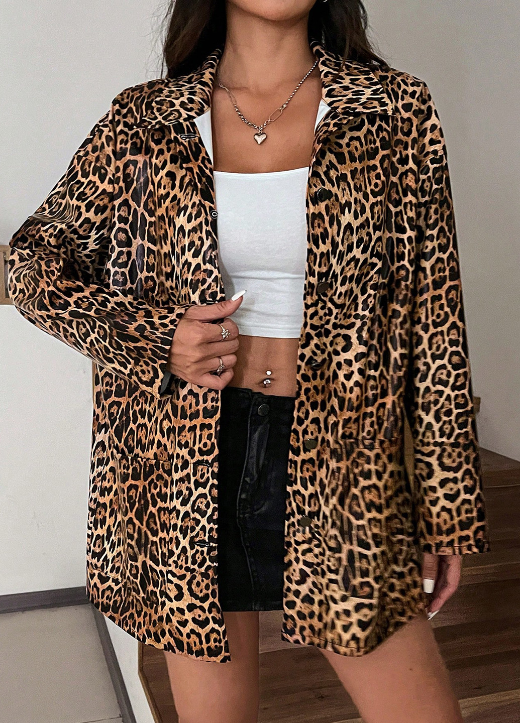 Куртка-рубашка SHEIN (367006016)