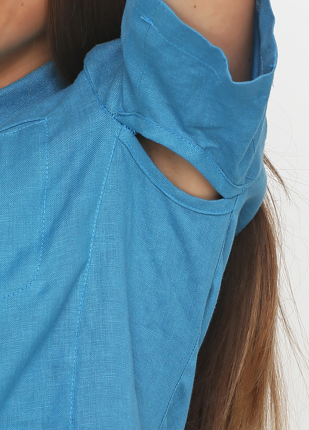Синяя летняя блуза Fidele