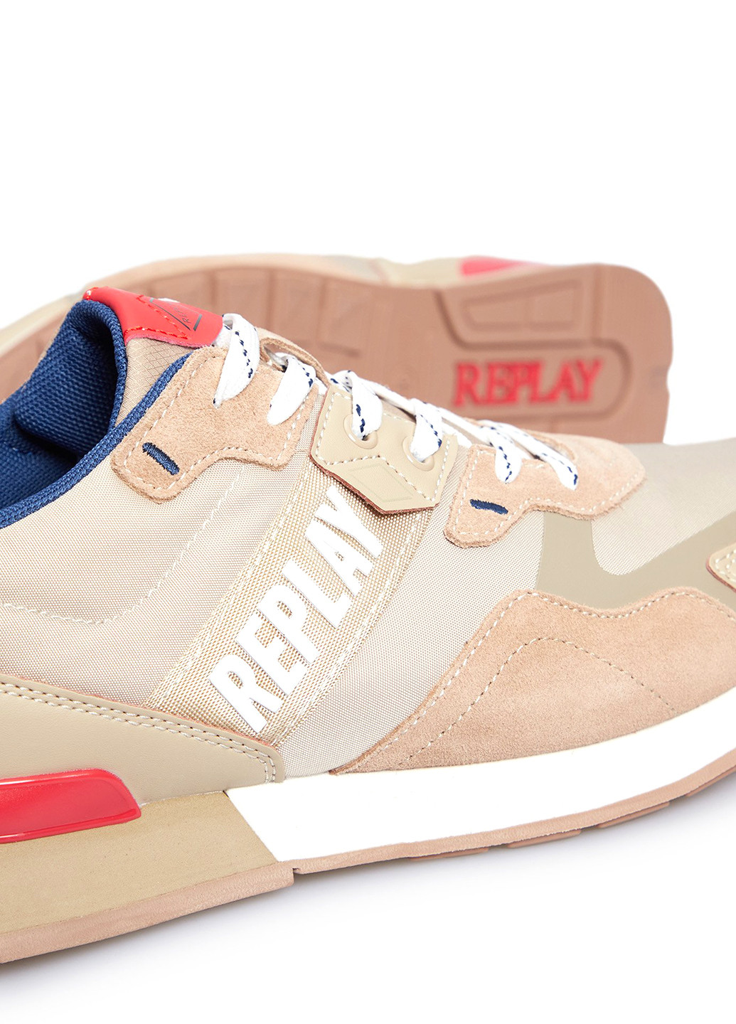 Бежевые демисезонные кроссовки Replay