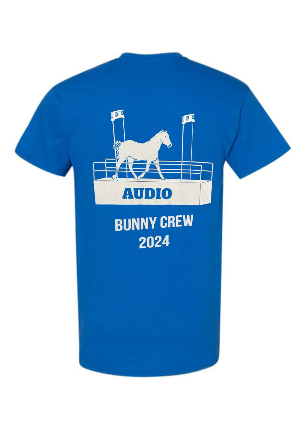 Темно-блакитна футболка Gildan