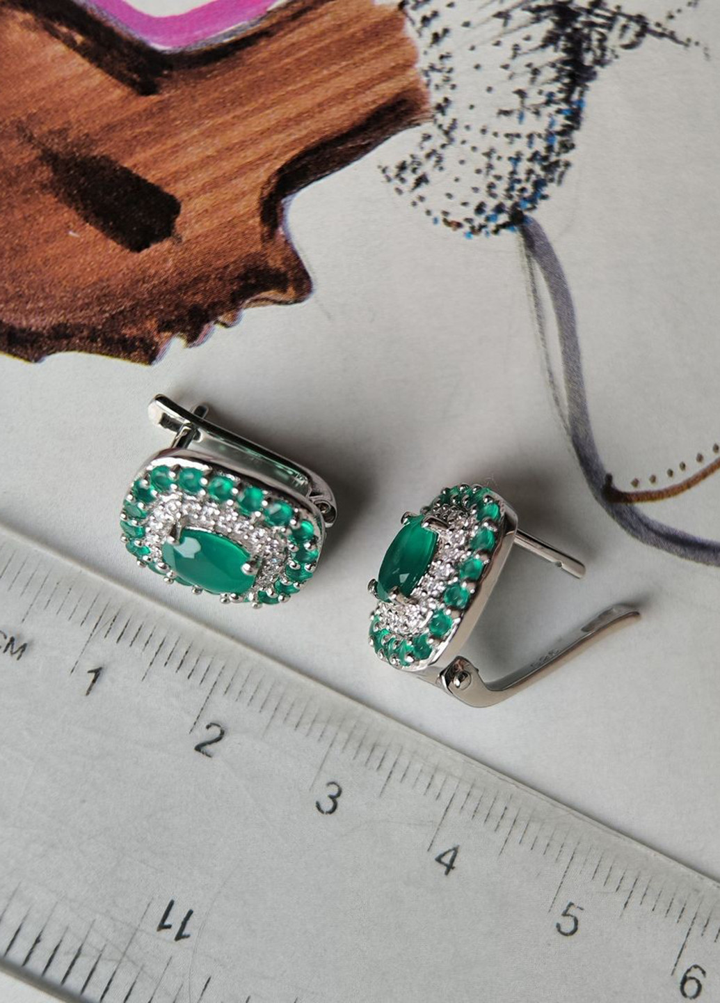 Сережки Silver Flame (369649153)