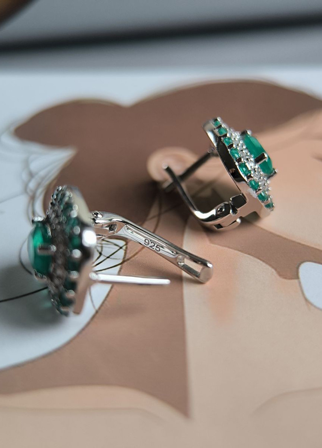 Сережки Silver Flame (369649153)