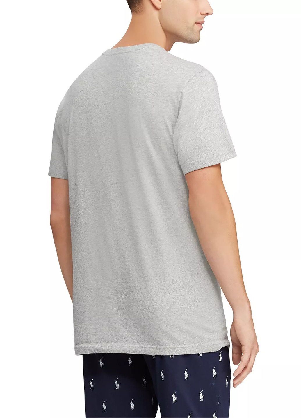Светло-серая футболка с коротким рукавом Ralph Lauren