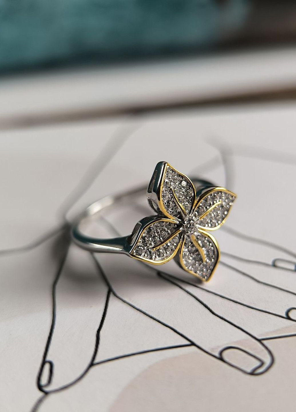 Каблучка Silver Flame (350941402)