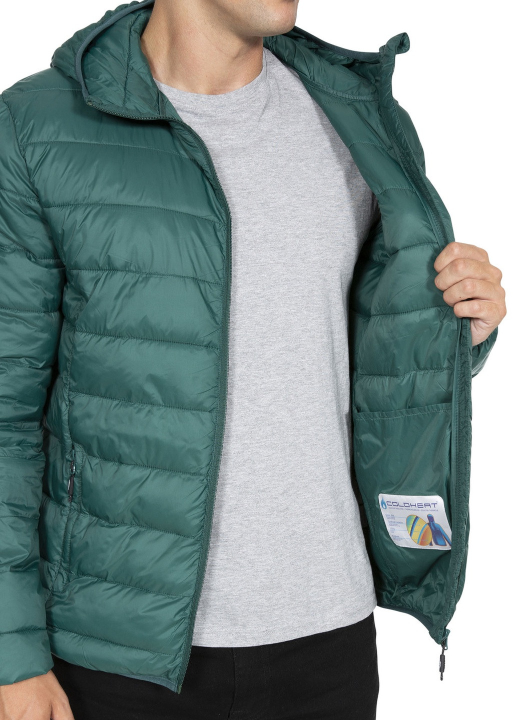 Зеленая зимняя куртка Trespass CARRUTHERS - MALE CASUAL JACKET