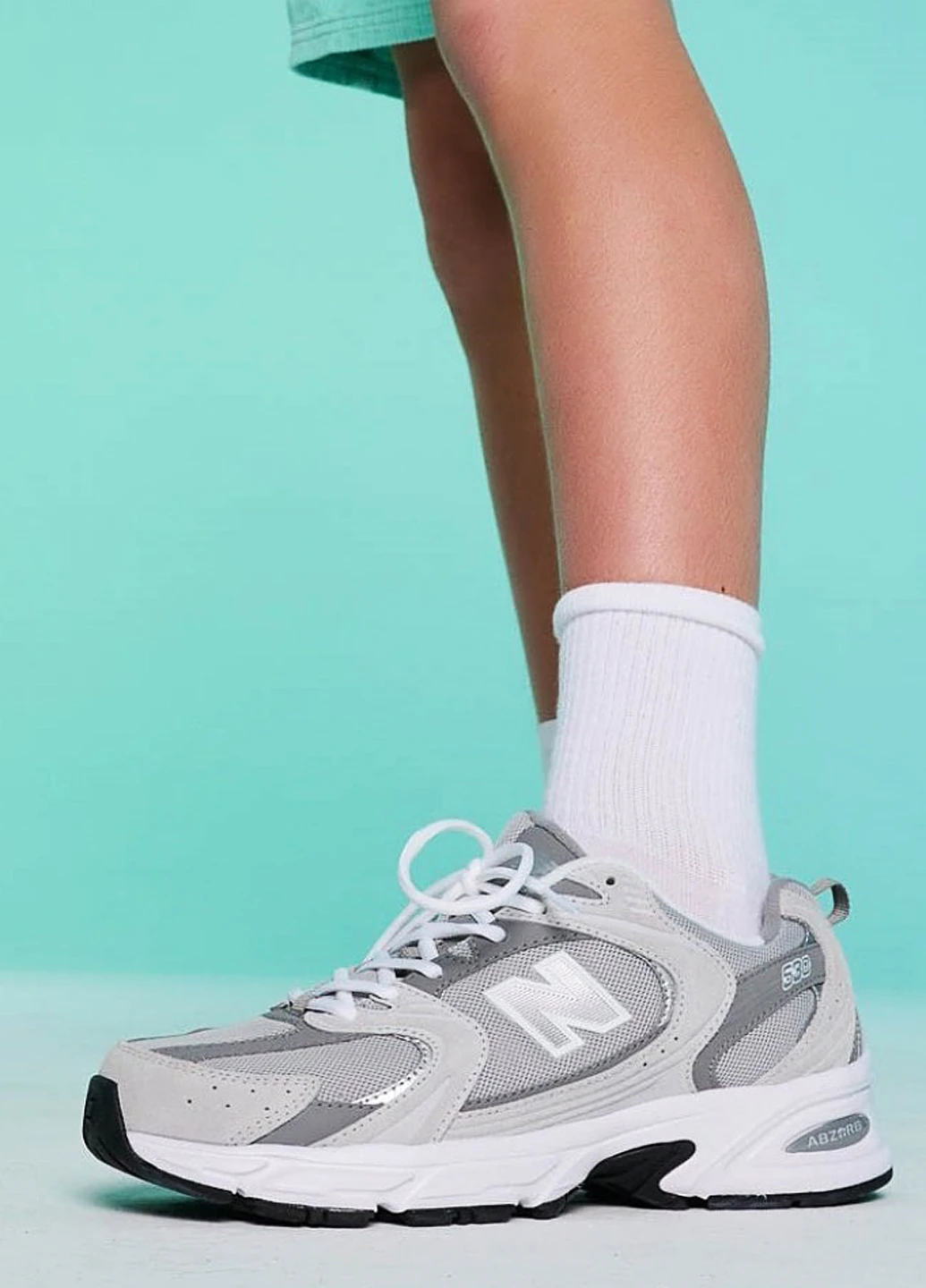 Сірі Осінні кросівки New Balance 530
