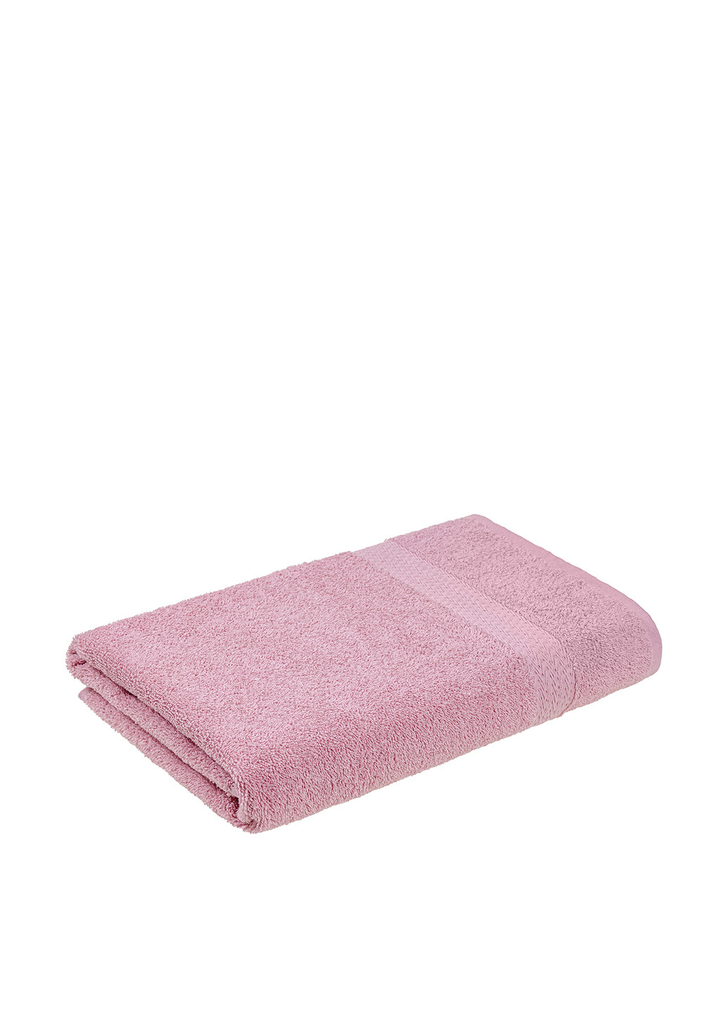 No Brand полотенце, 70х140 см однотонный розовый производство - Азербайджан
