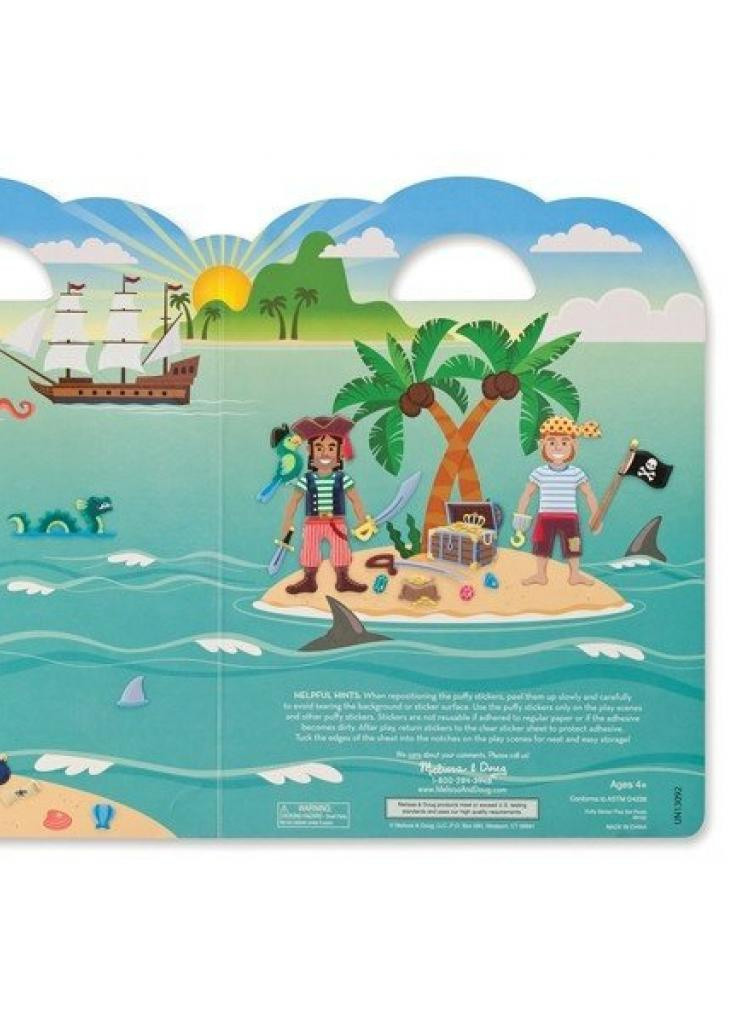 Набір для творчості Melissa & Doug Об'ємні наклейки Пірати (MD9102) Melissa&Doug (202365393)
