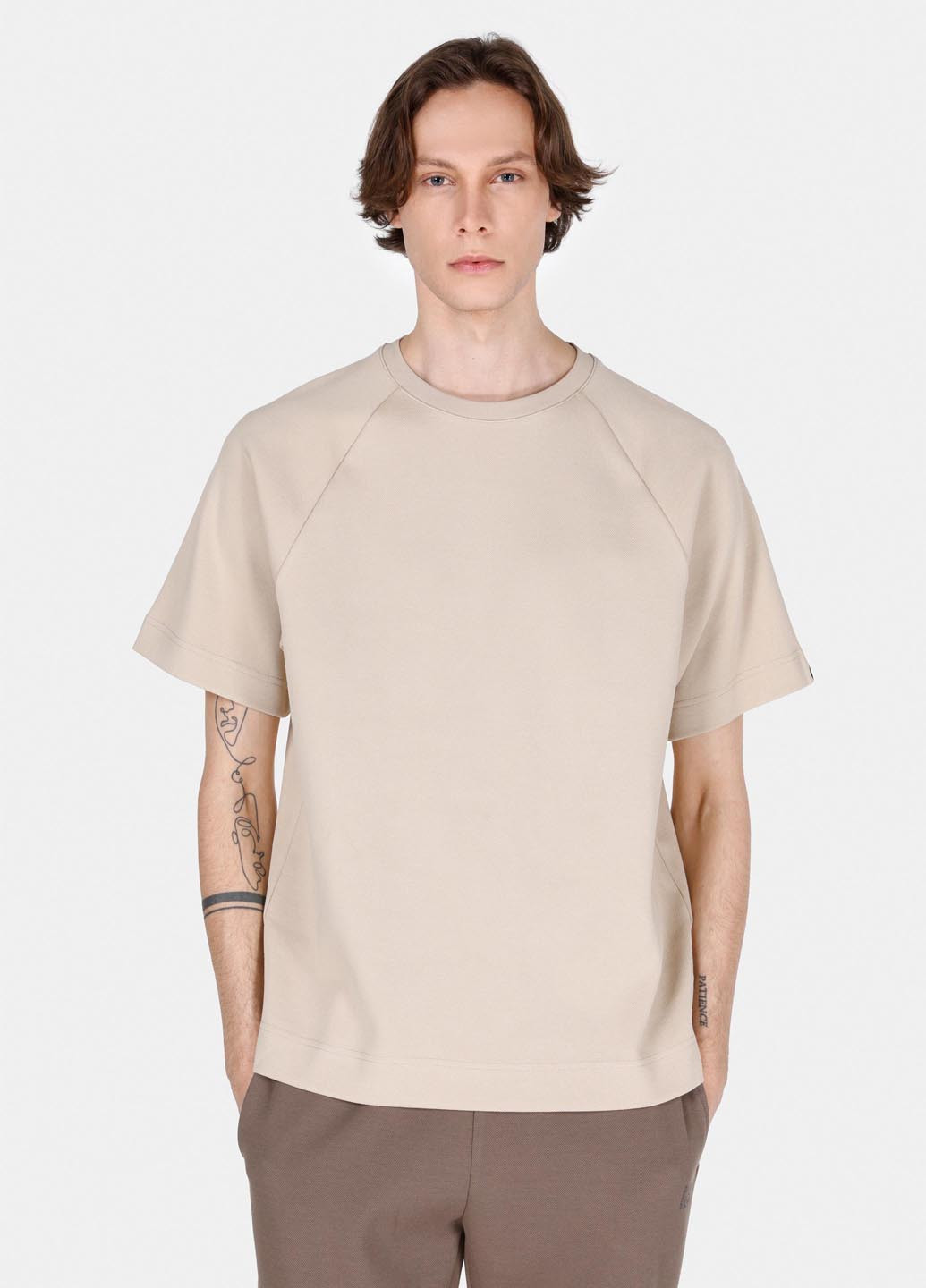 Бежевая футболка Colin's