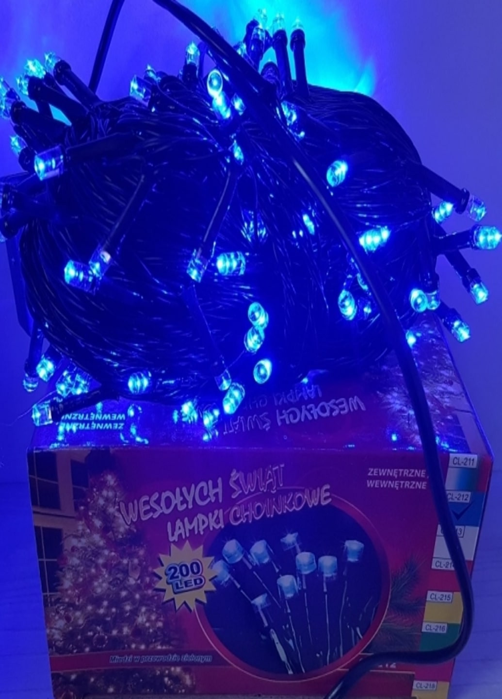 Світлодіодна гірлянда LED 200 Синя 16м з контролером (6479564) Francesco Marconi (201693100)
