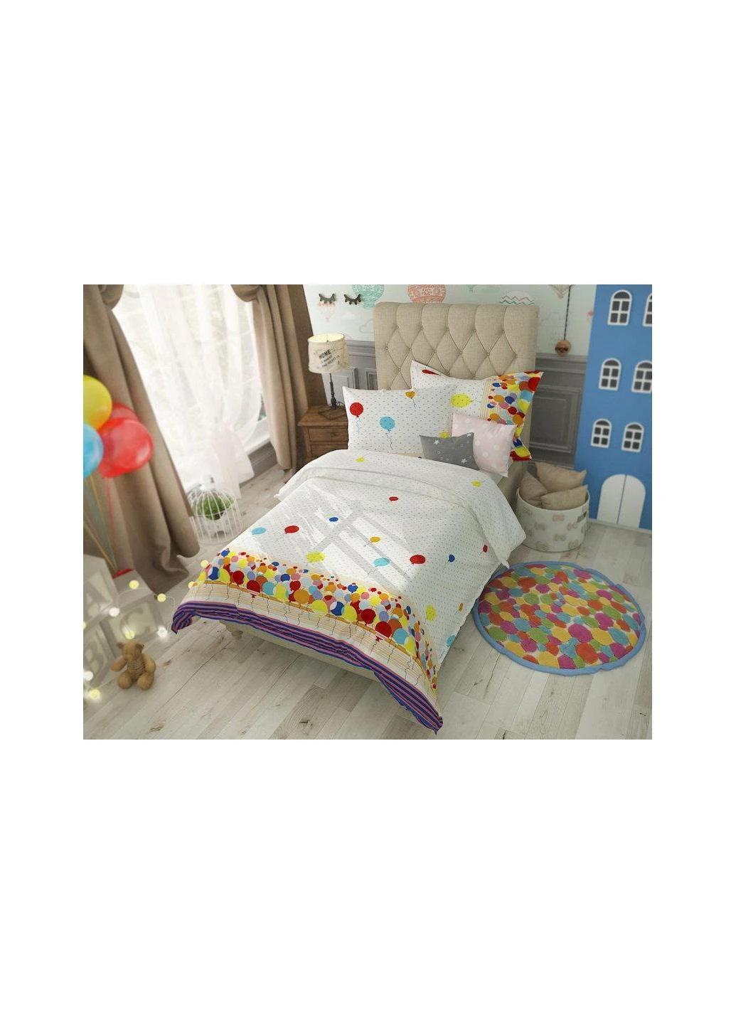 Комплект постільної білизни 15-008 215х150 см Комбінований Color Dreams (202215642)