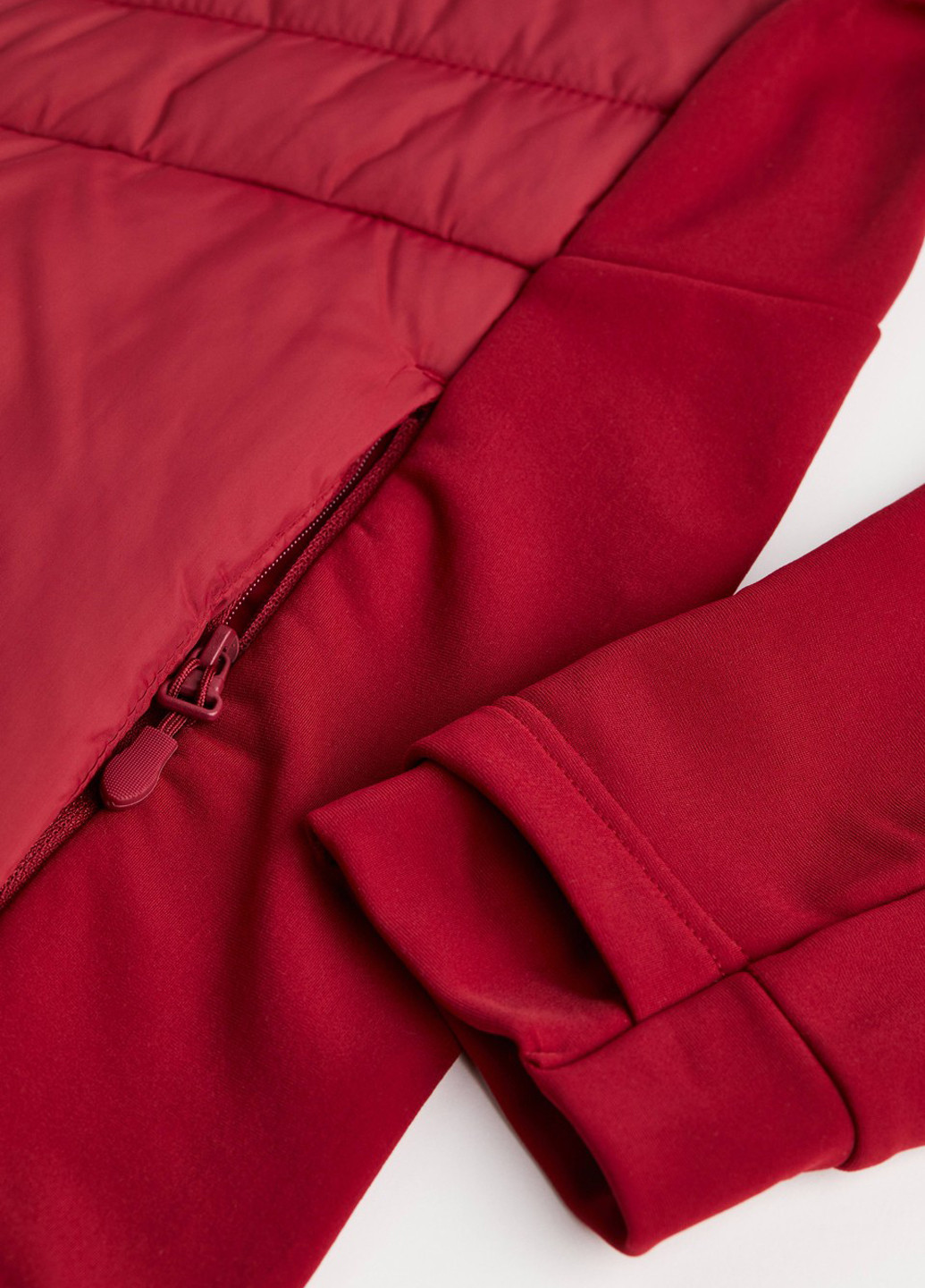 Темно-червона демісезонна куртка H&M