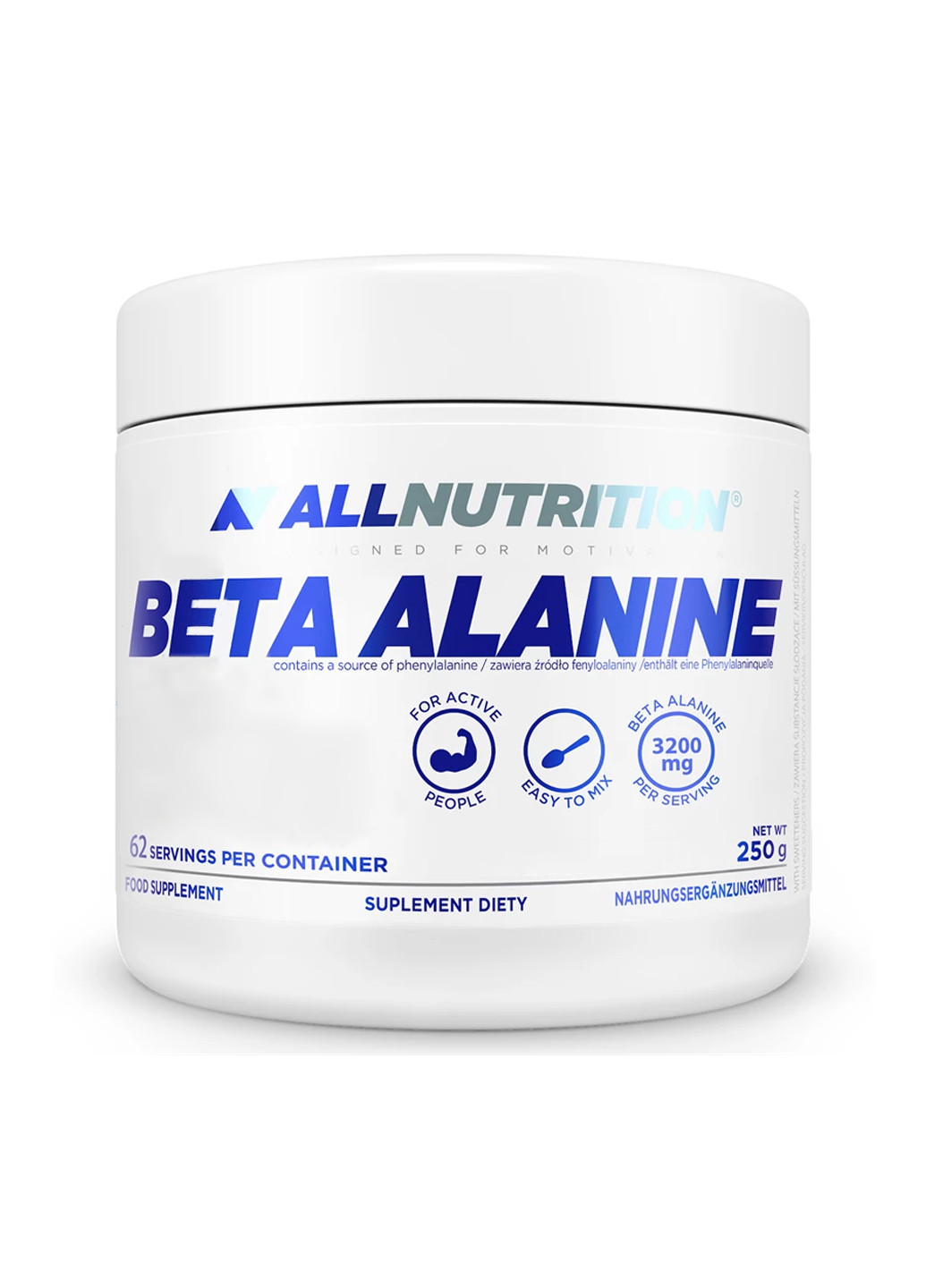 Предтренувальний комплекс Beta Alanine - 250g Cola ] Allnutrition (240154160)