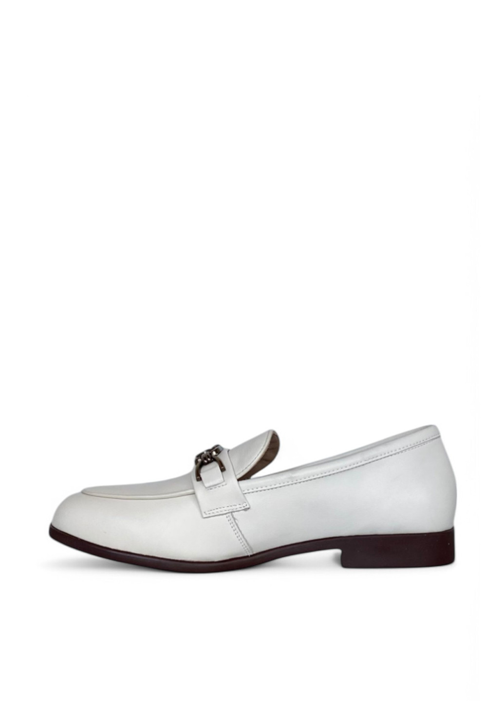 Meego Туфлі лофери білий з натуральна шкіра, румунія — демісезон (328004094)