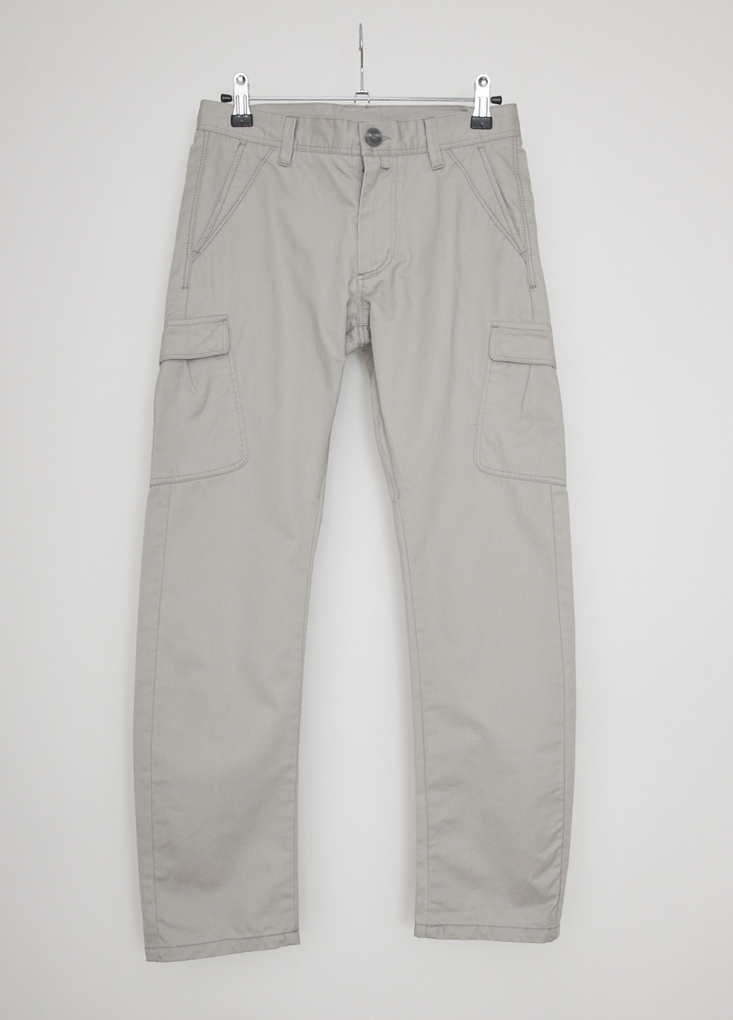 Серые кэжуал демисезонные брюки прямые Antony Morato