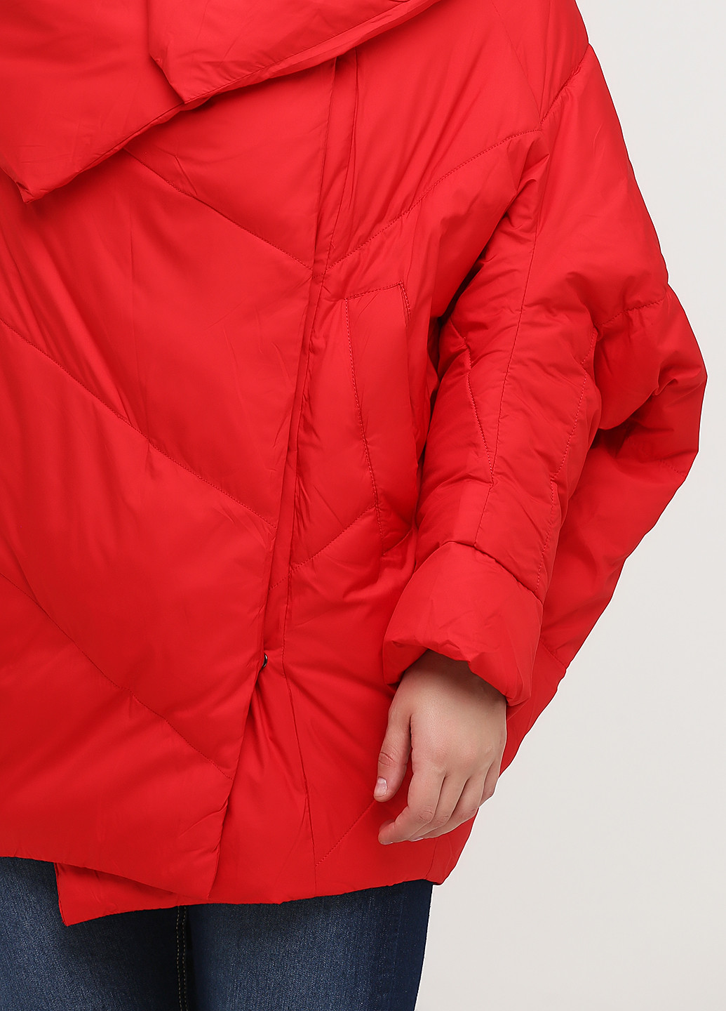 Червона зимня куртка Tongcoi
