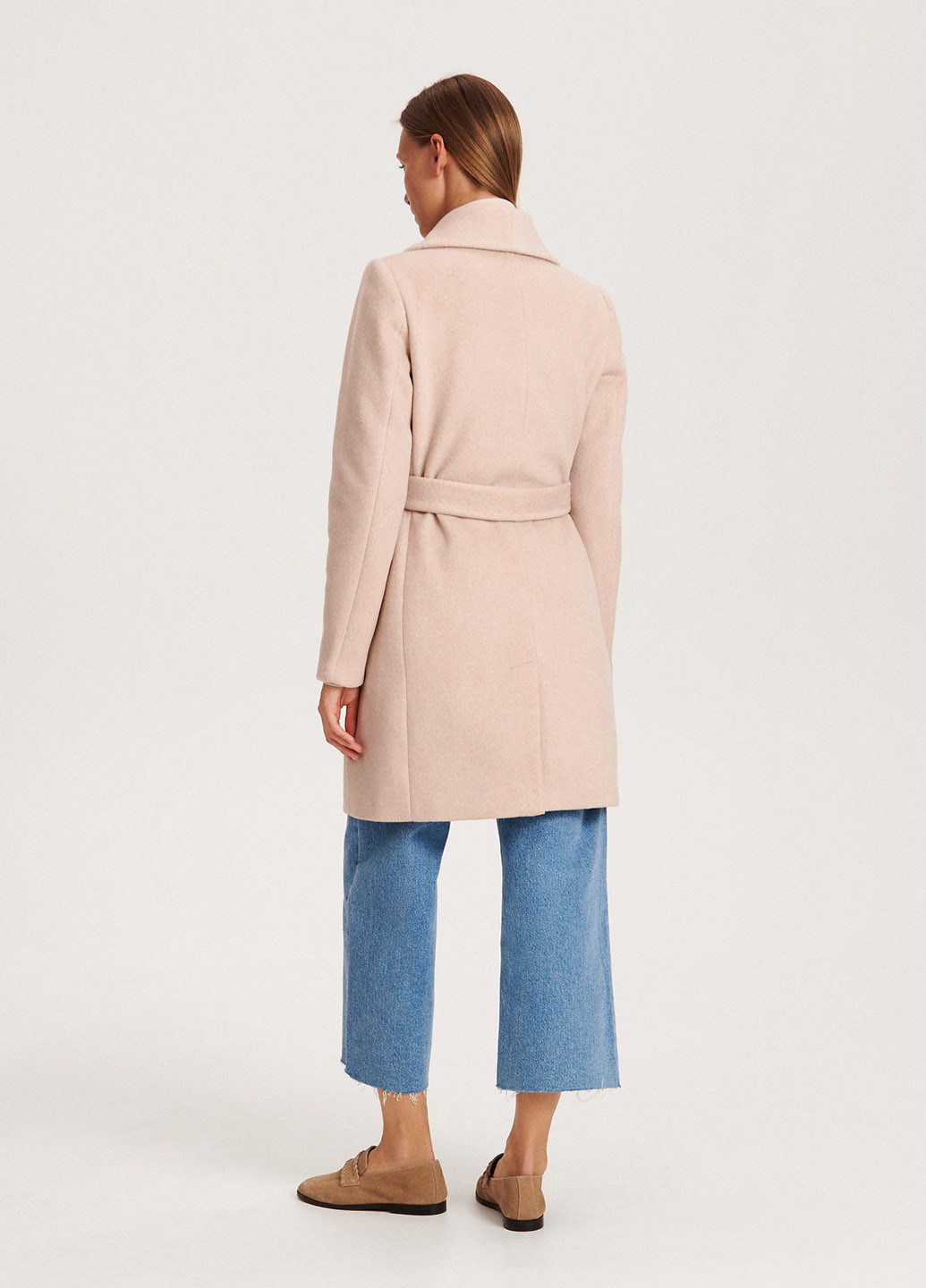 Бежевое демисезонное Пальто Reserved