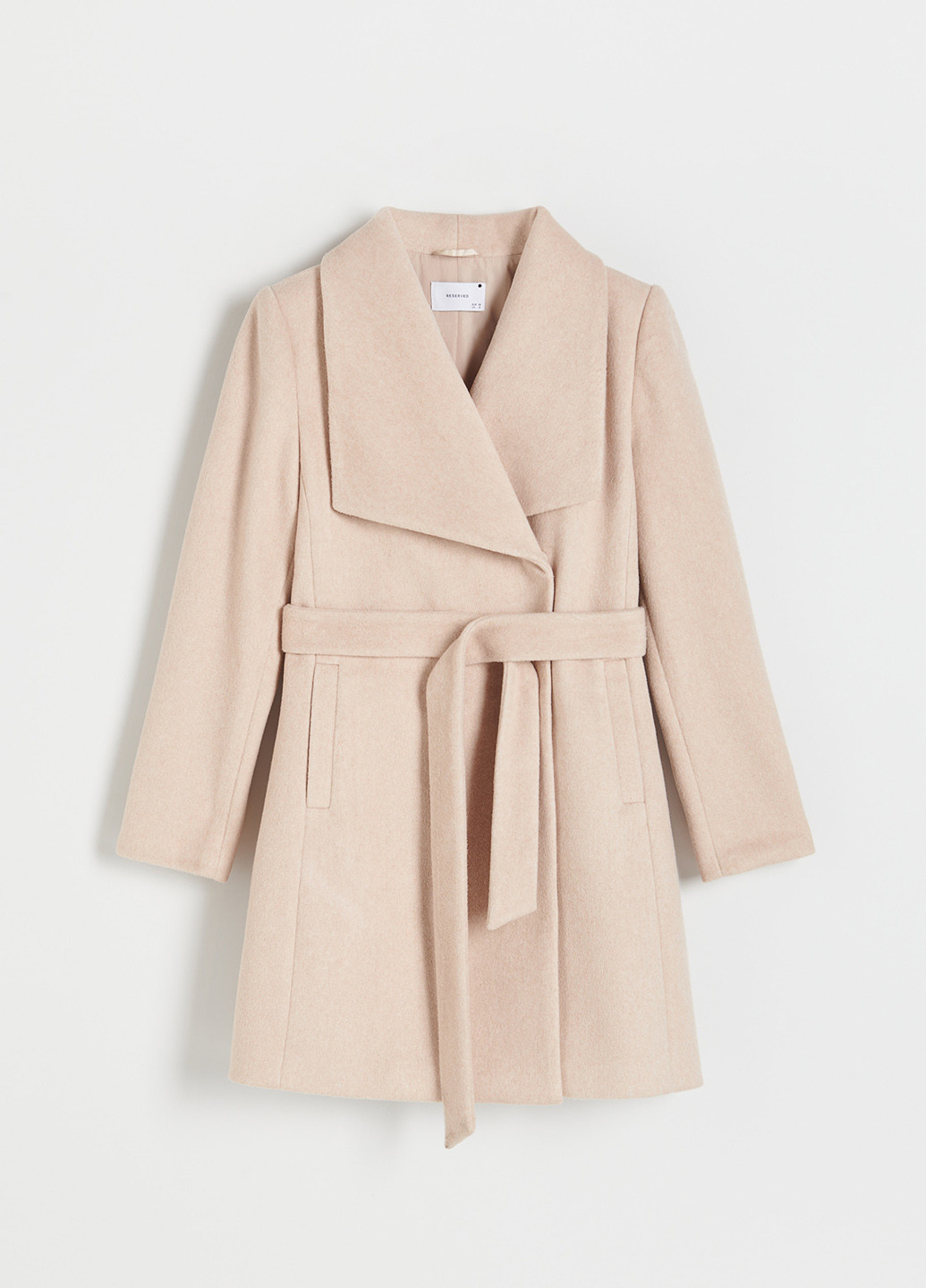Бежевое демисезонное Пальто Reserved