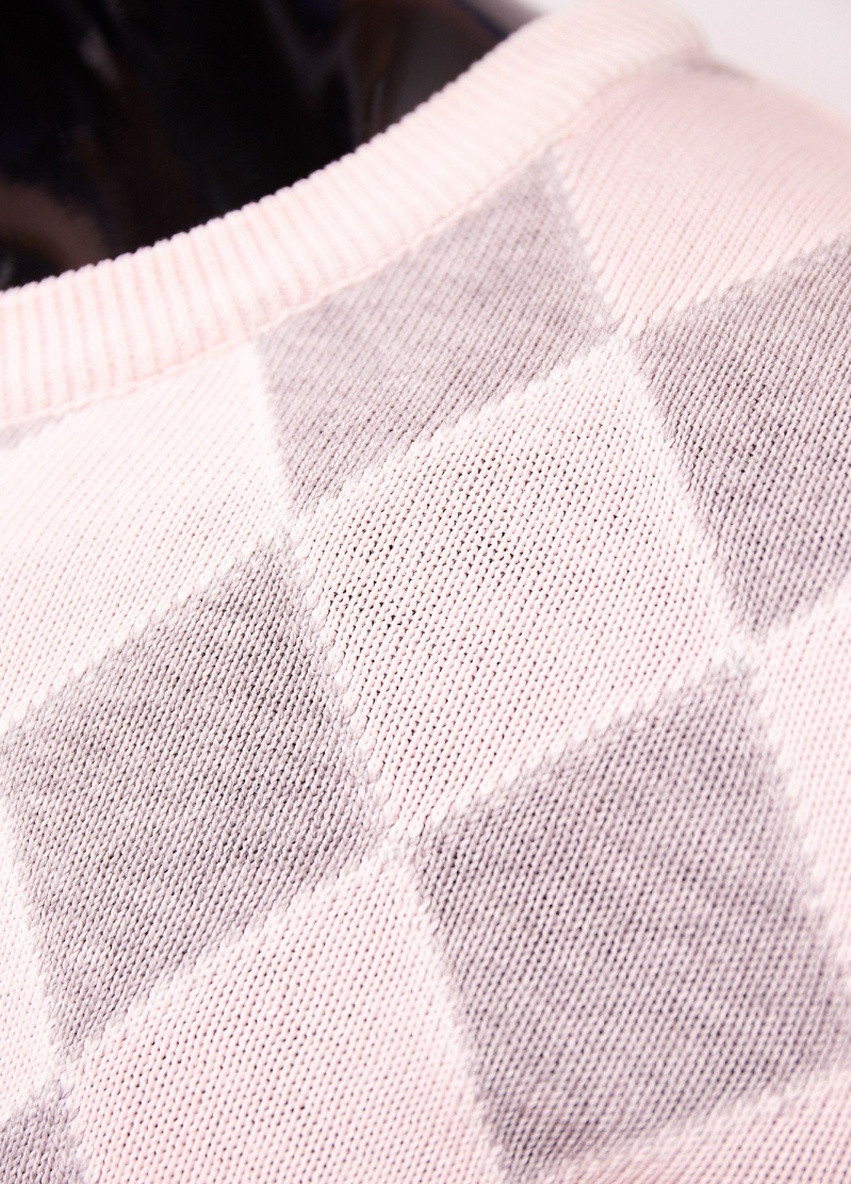Розовый демисезонный свитер 16091 1 Figo