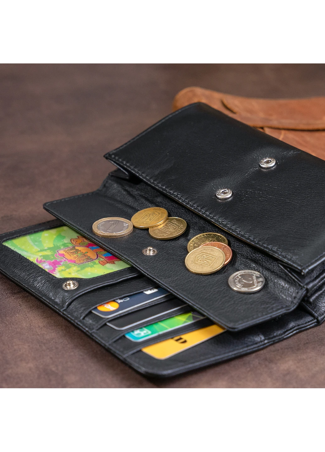 Жіночий шкіряний гаманець 18,5х9,5х2,5 см st leather (252130621)