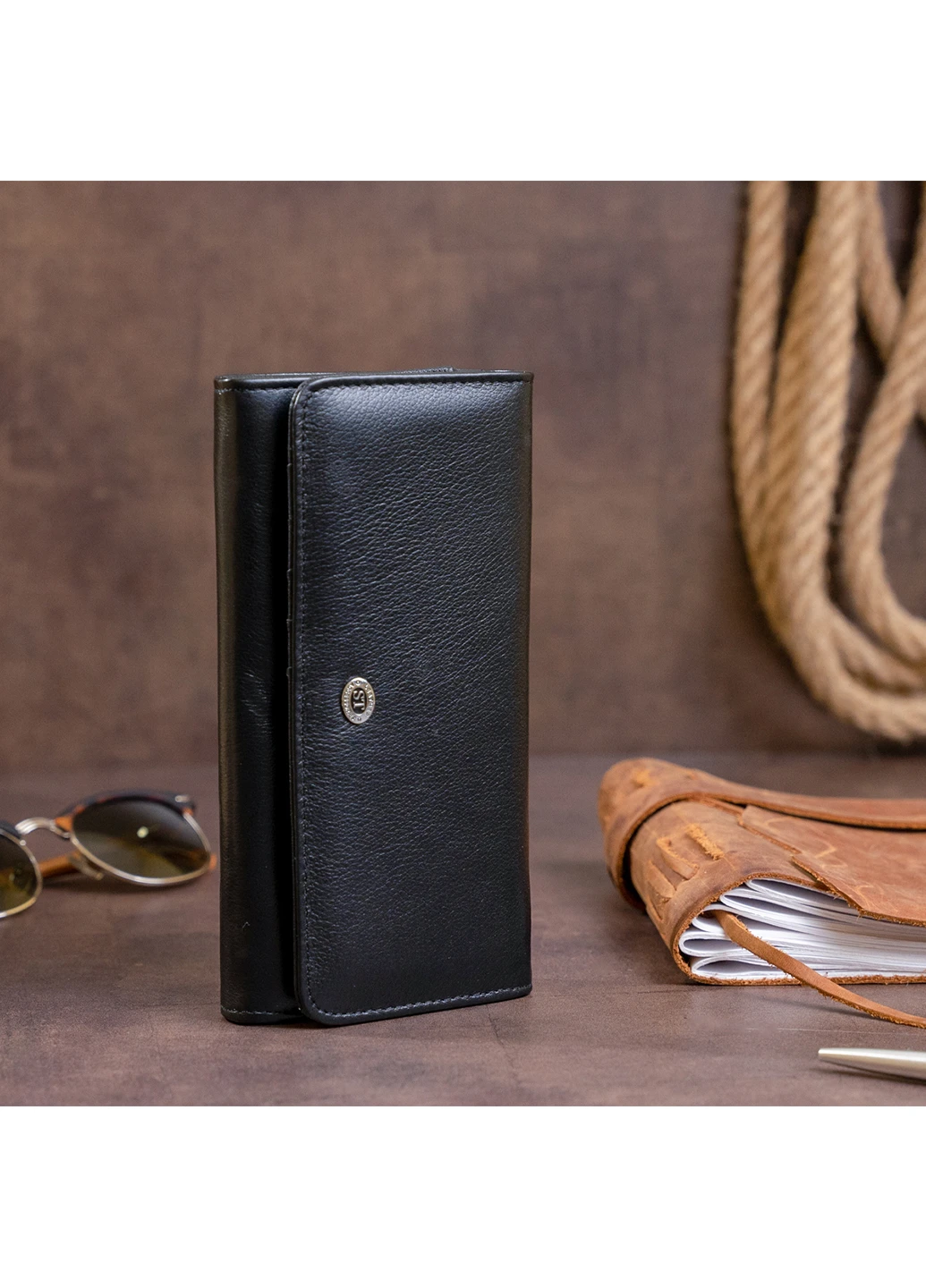 Жіночий шкіряний гаманець 18,5х9,5х2,5 см st leather (252130621)