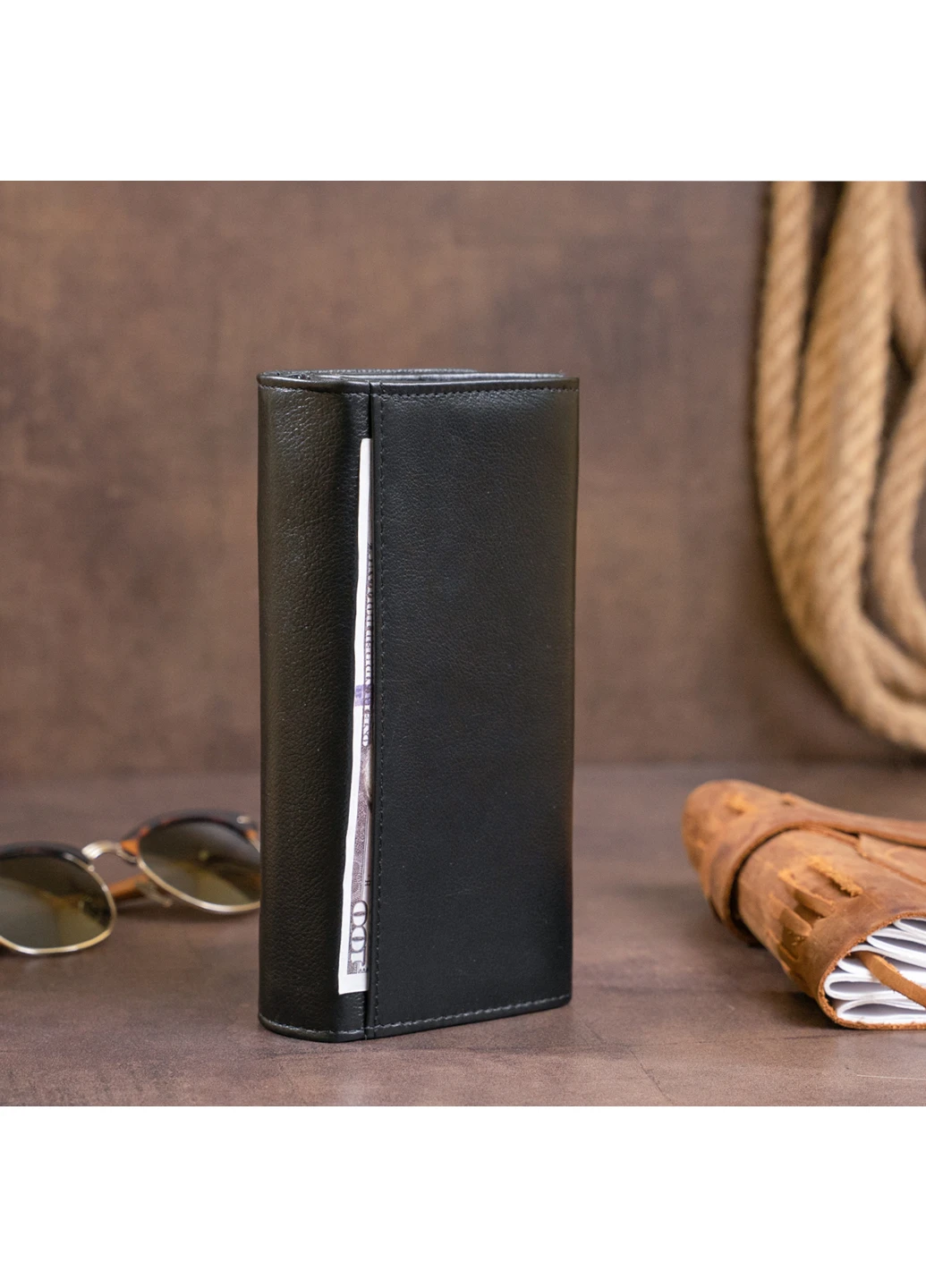 Жіночий шкіряний гаманець 18,5х9,5х2,5 см st leather (252130621)