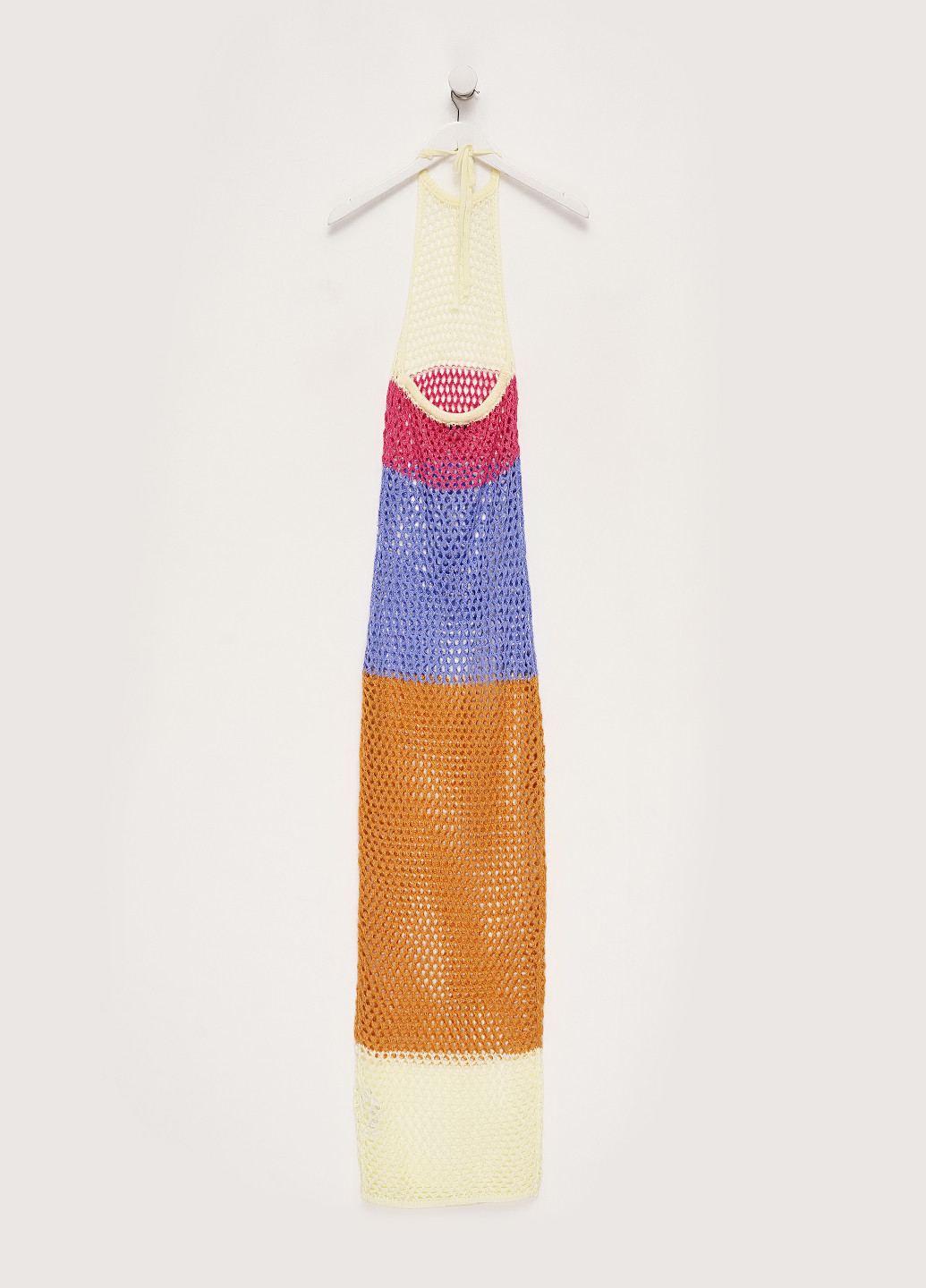 Комбинированное кэжуал платье с открытой спиной Boohoo колор блок
